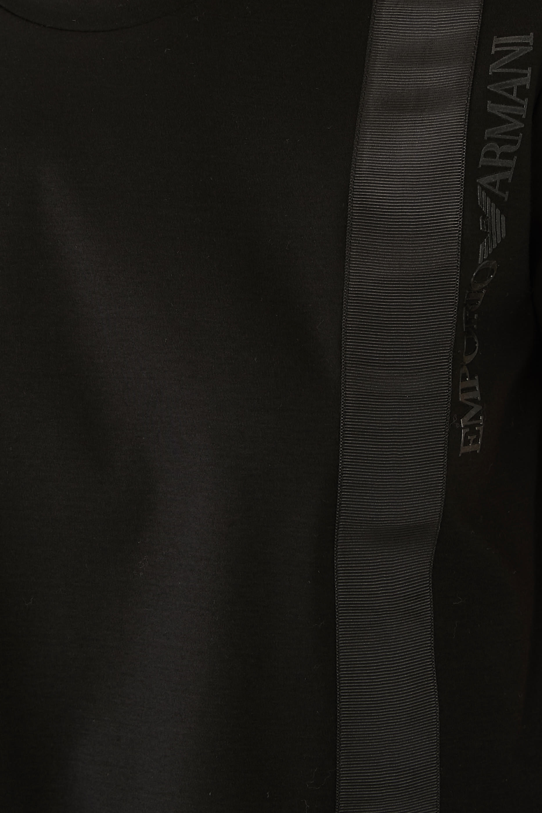 Logo Grosgrain Crop T-Shirt