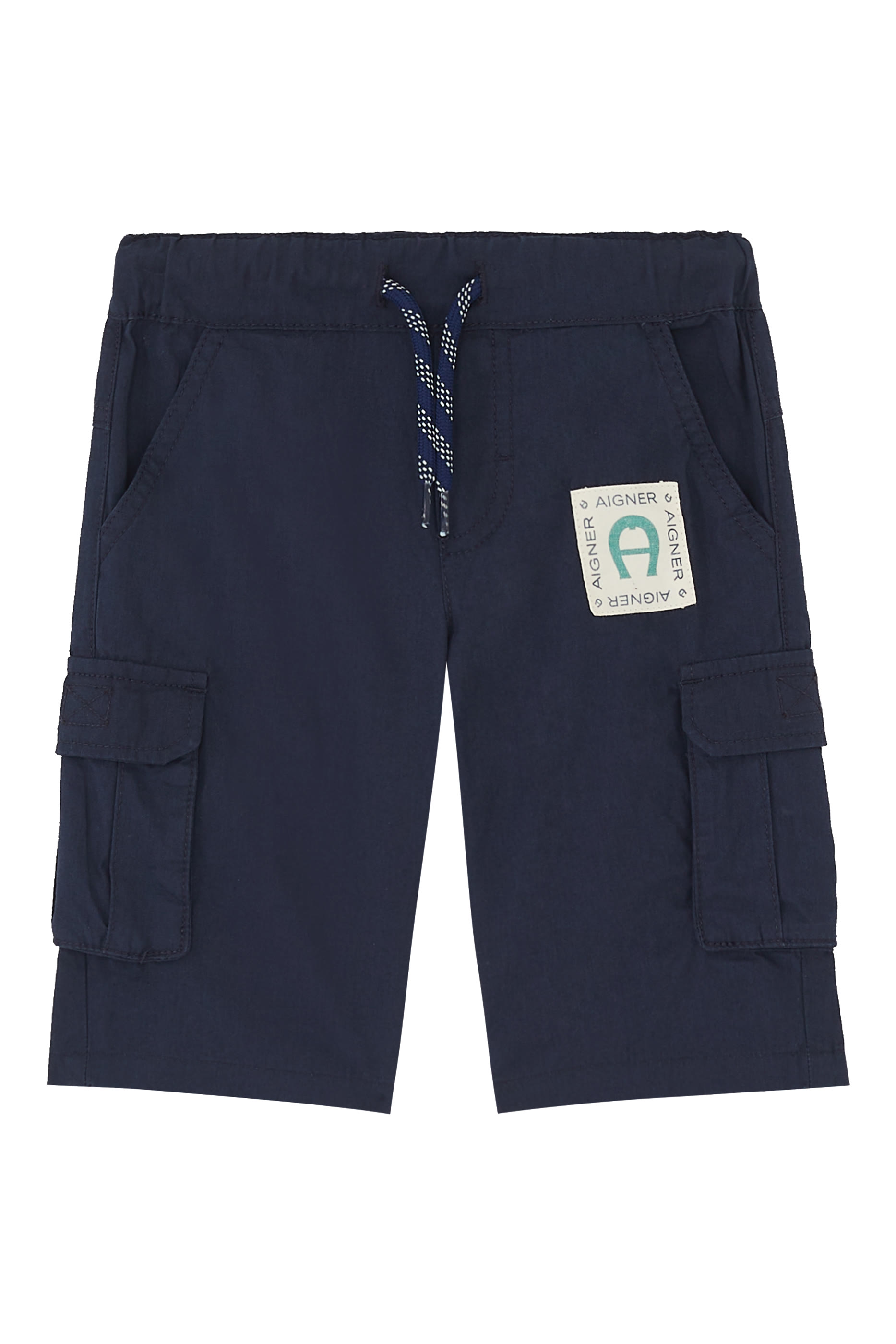 Kids Cotton Bermuda Cargo Shorts