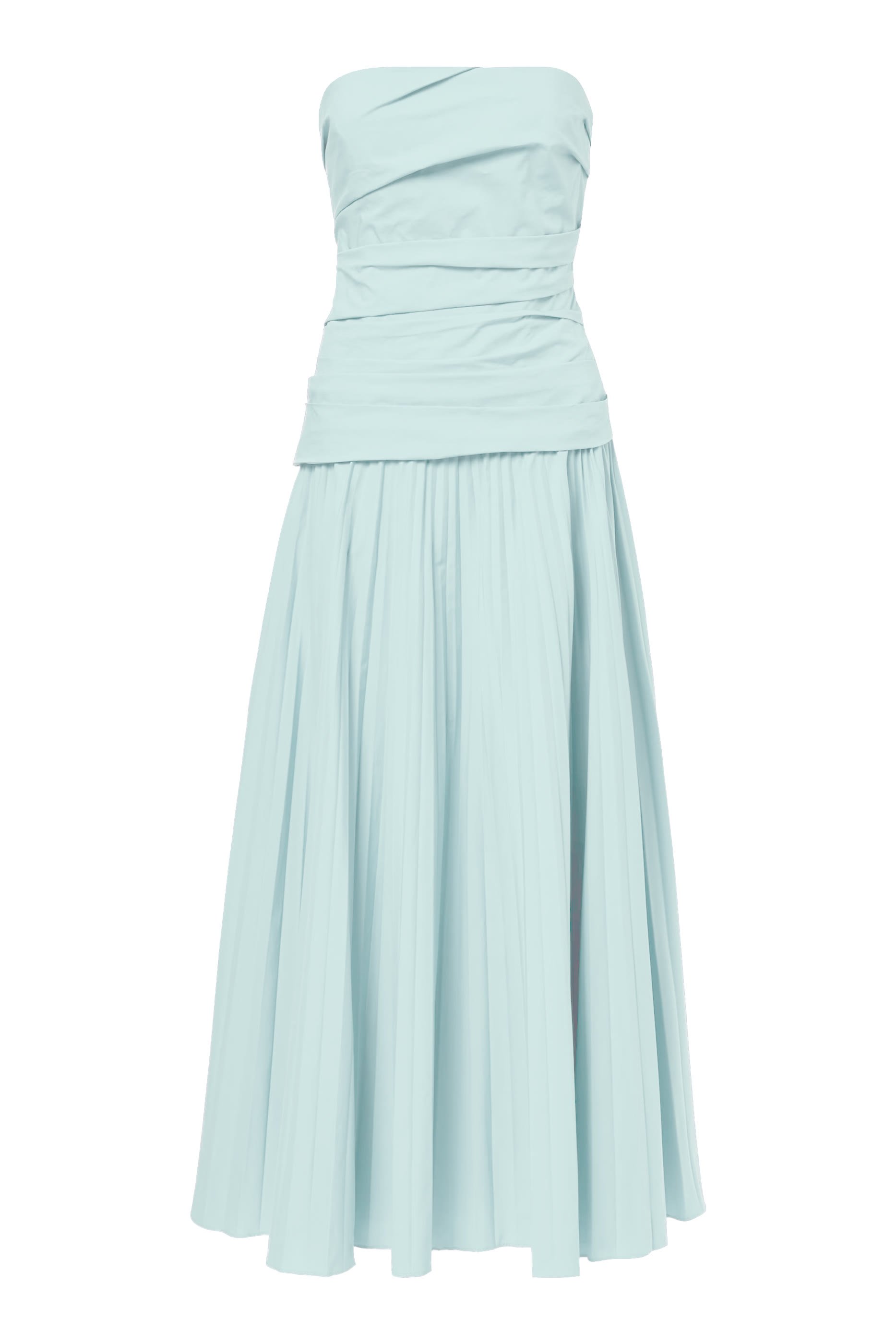 Arie Pleated Bustier Dress