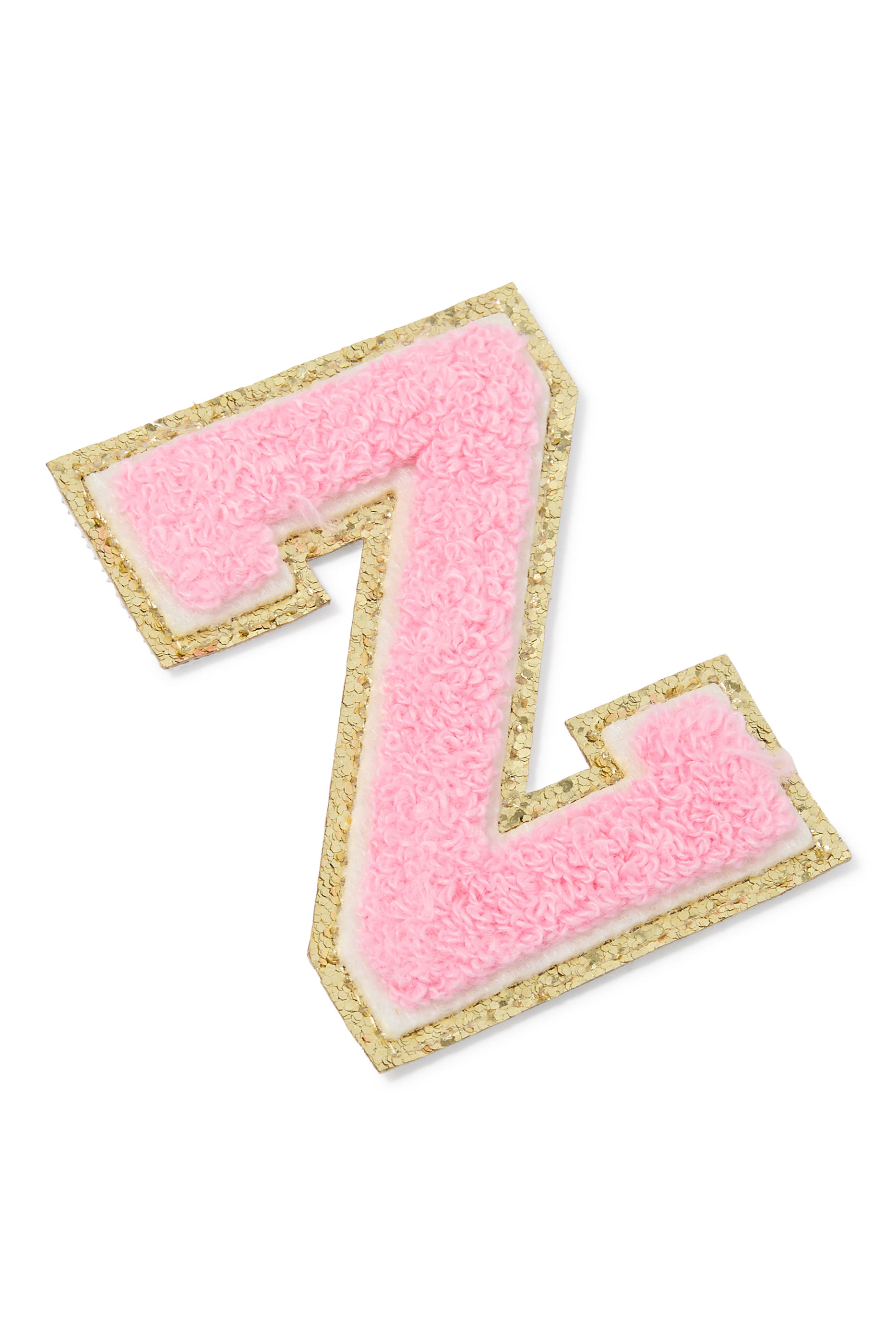 3” Chenille Sparkle Z Letter Patch