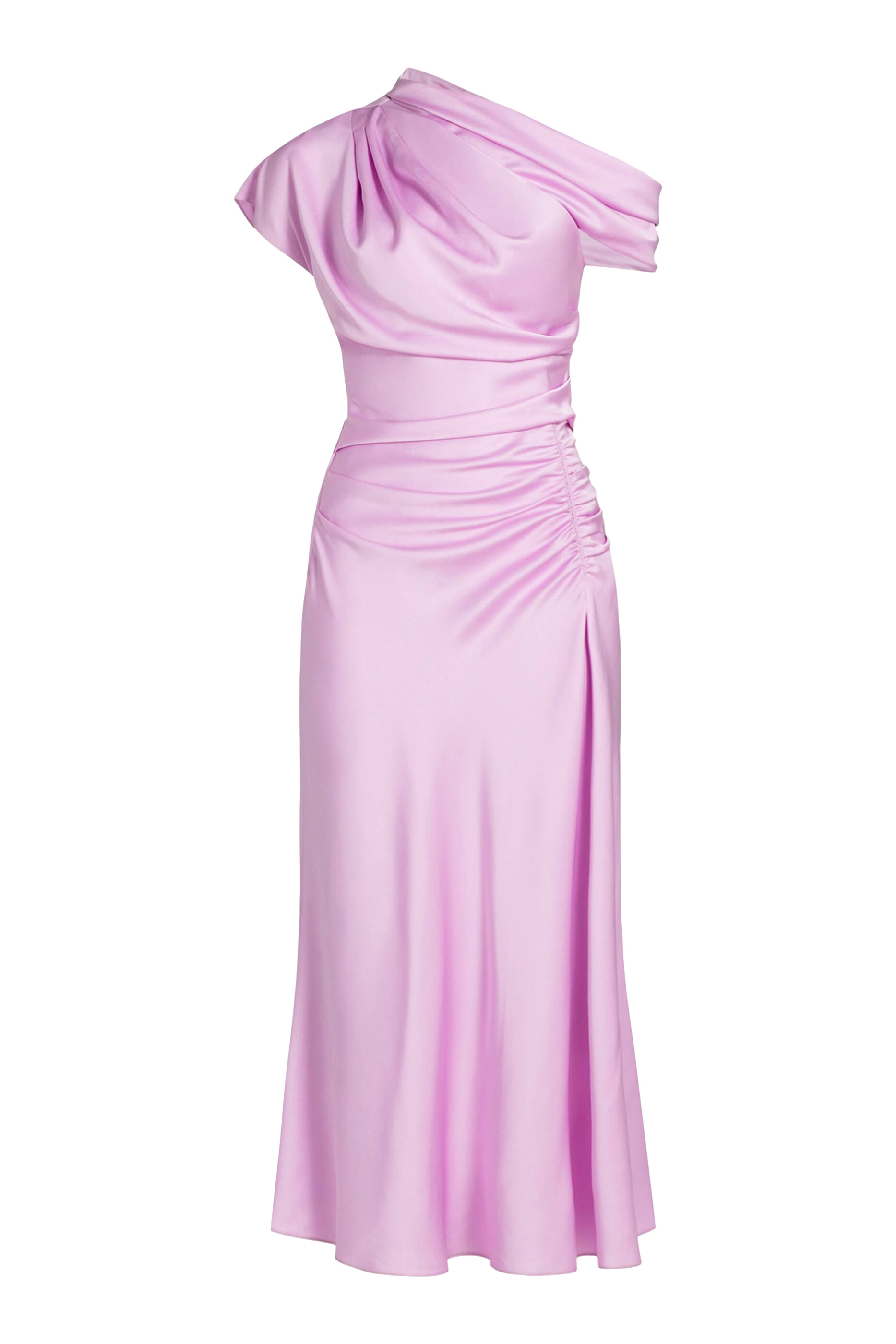Joanna Satin Midi Dress