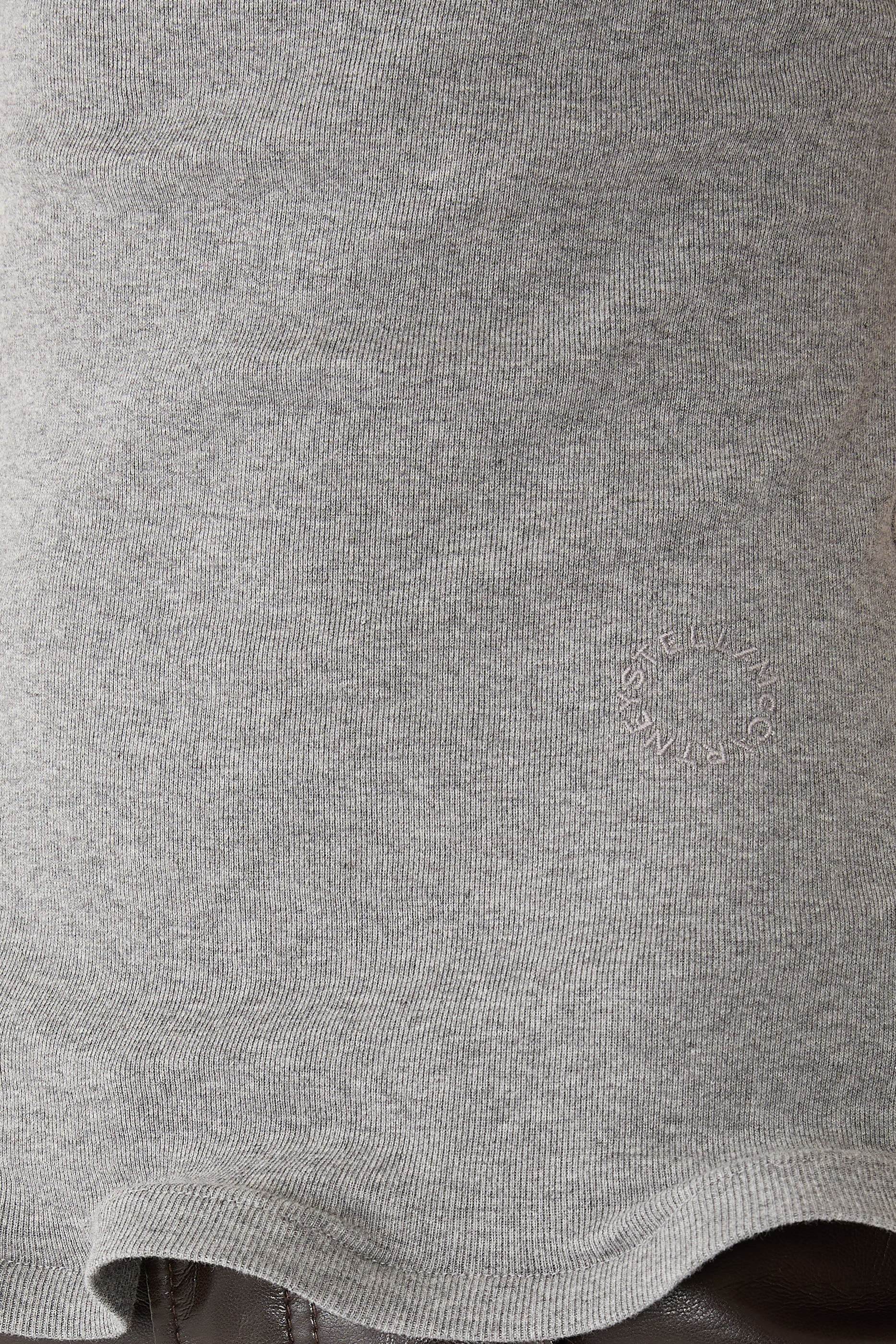 Frilled Hem Ribbed Tank Top