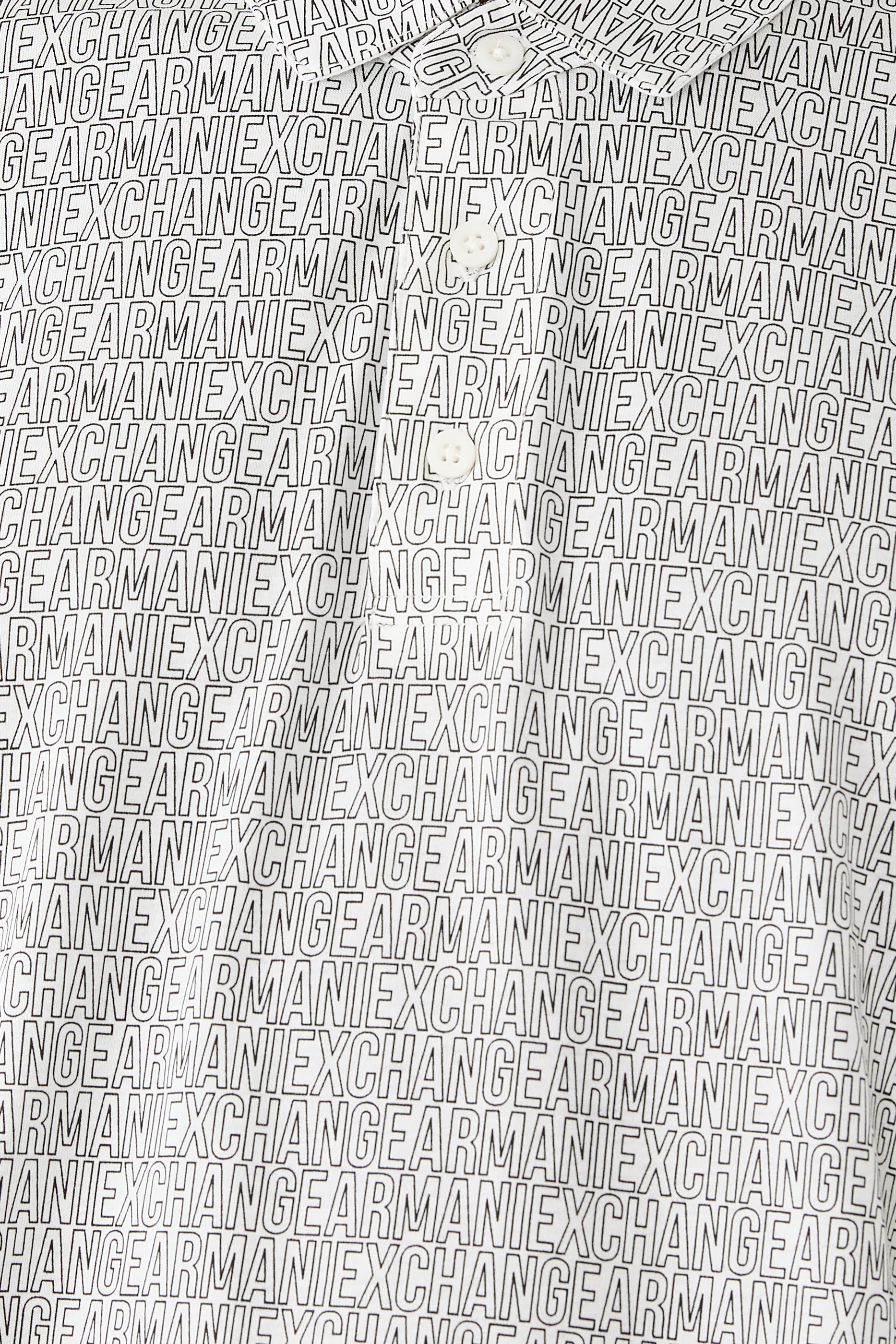 Logo Pattern Polo Shirt