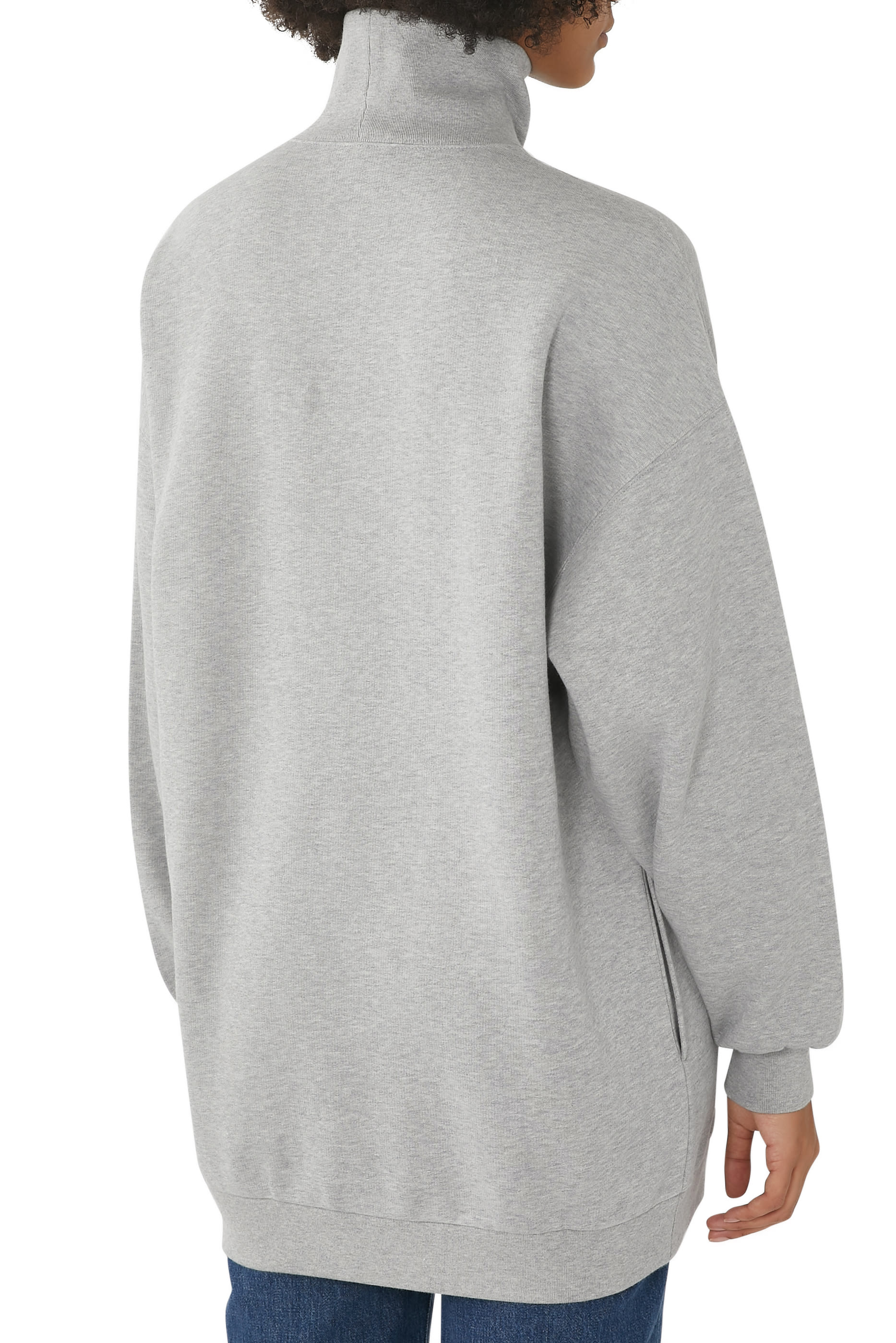 Jersey Sweatshirt With Logo Embroidery