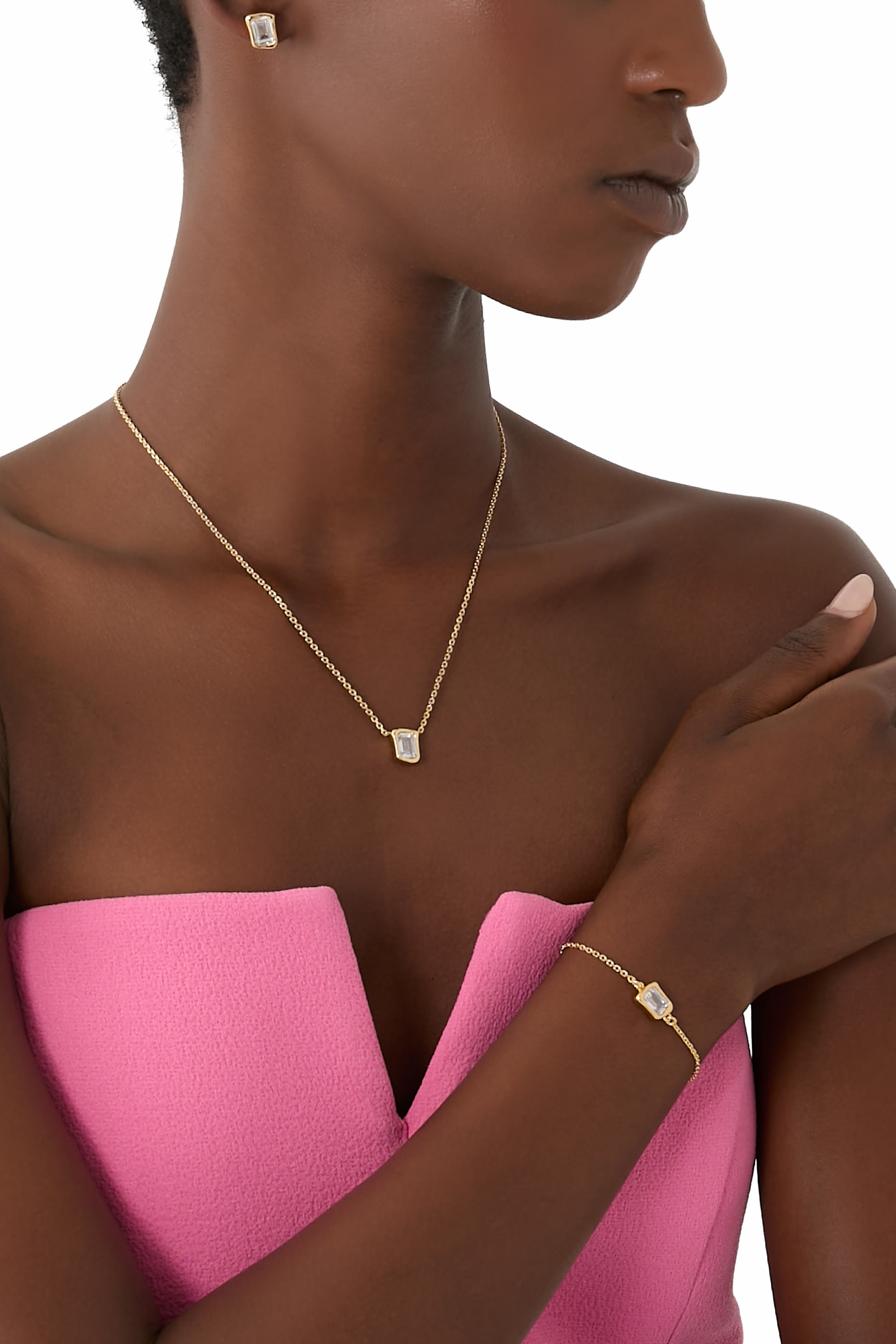 Molten Glass Solitaire Bracelet