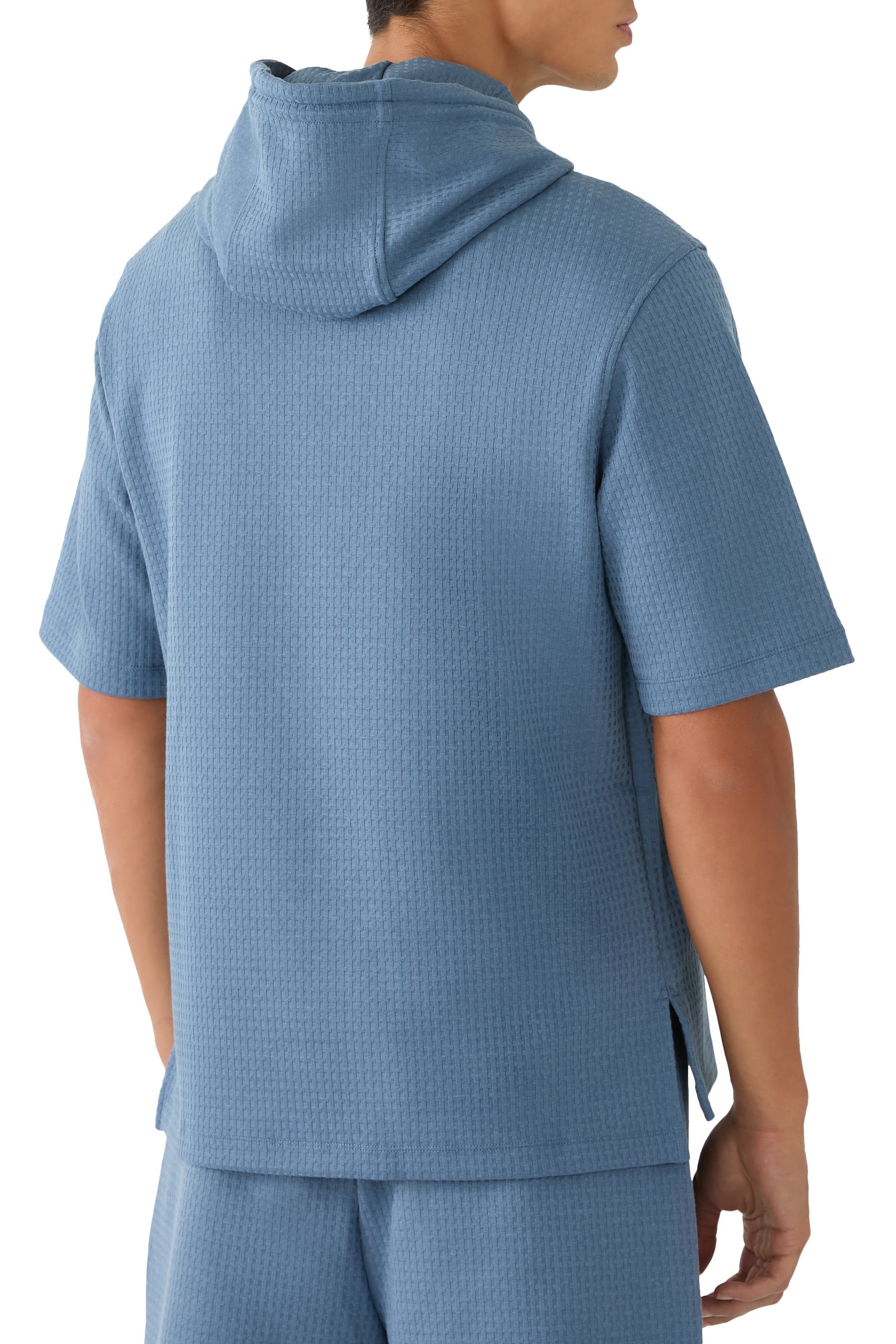 Oversized Jersey Hooded Sweatshirt