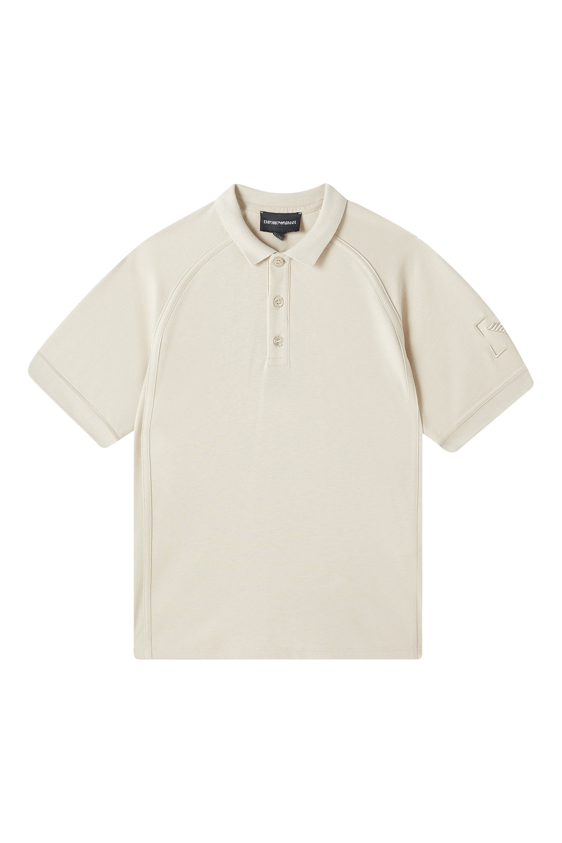 Kids Eagle Logo Jersey Polo Shirt