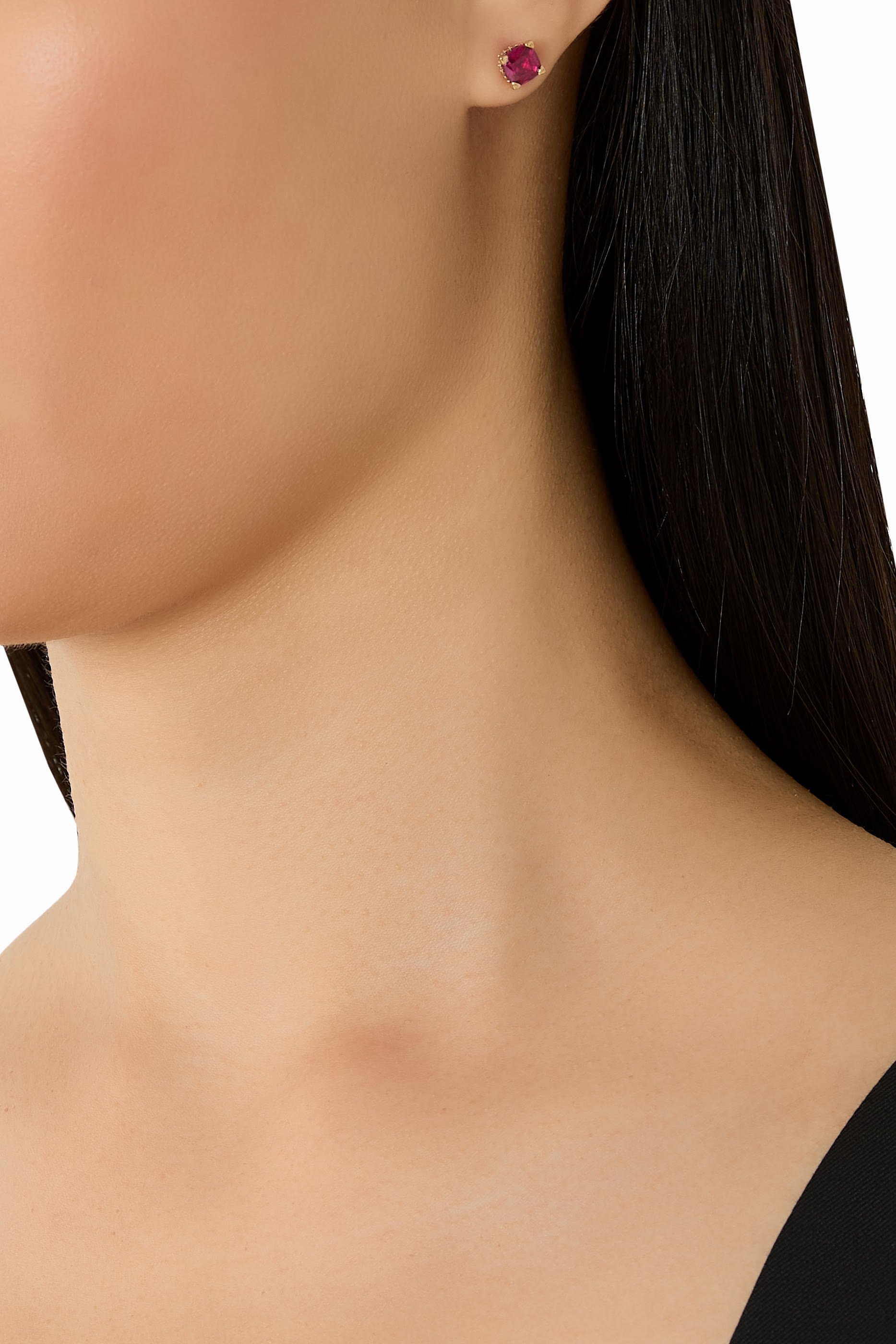 Little Luxuries Square Studs, Titanium Posts & Cubic Zirconia