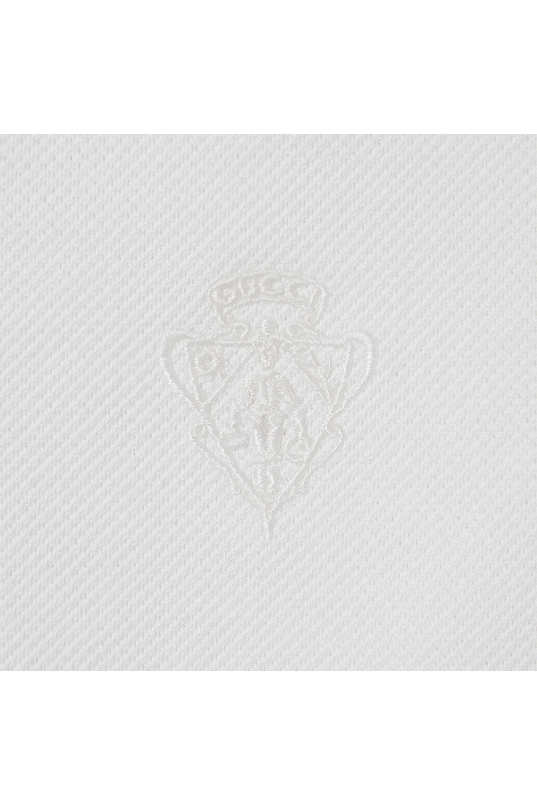 Cotton Piqu&eacute; Polo Shirt with Embroidery