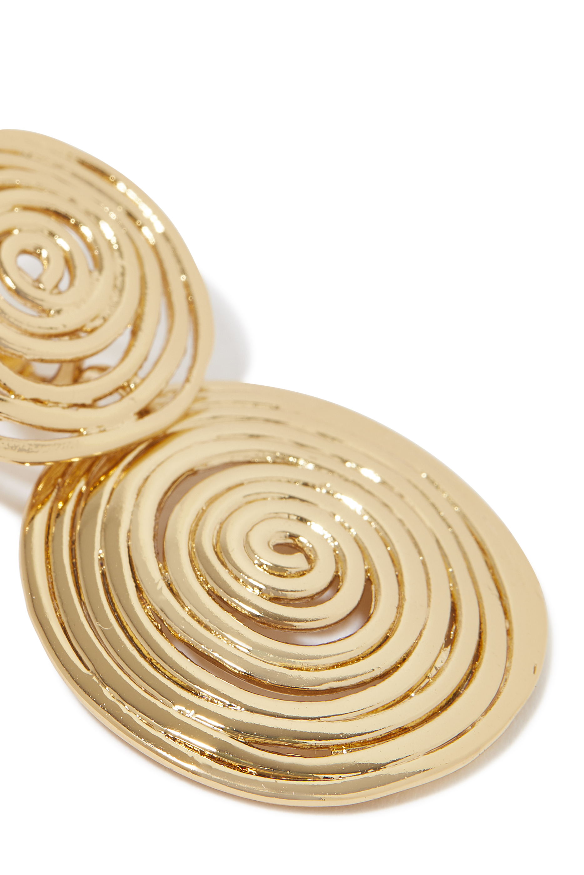 Wave Earrings Small, 24k Gold-Plated Brass