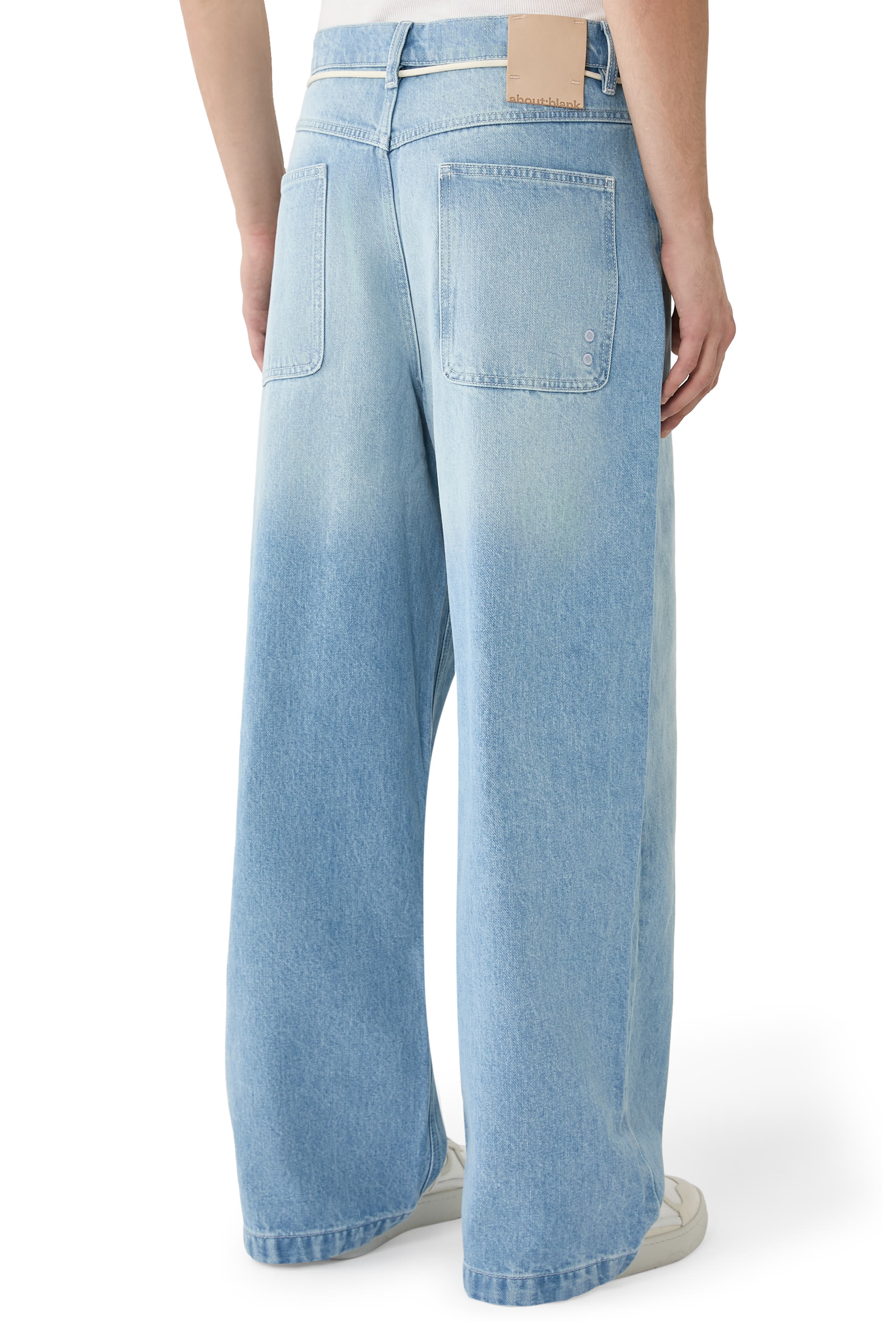 Wide Leg Denim Jeans