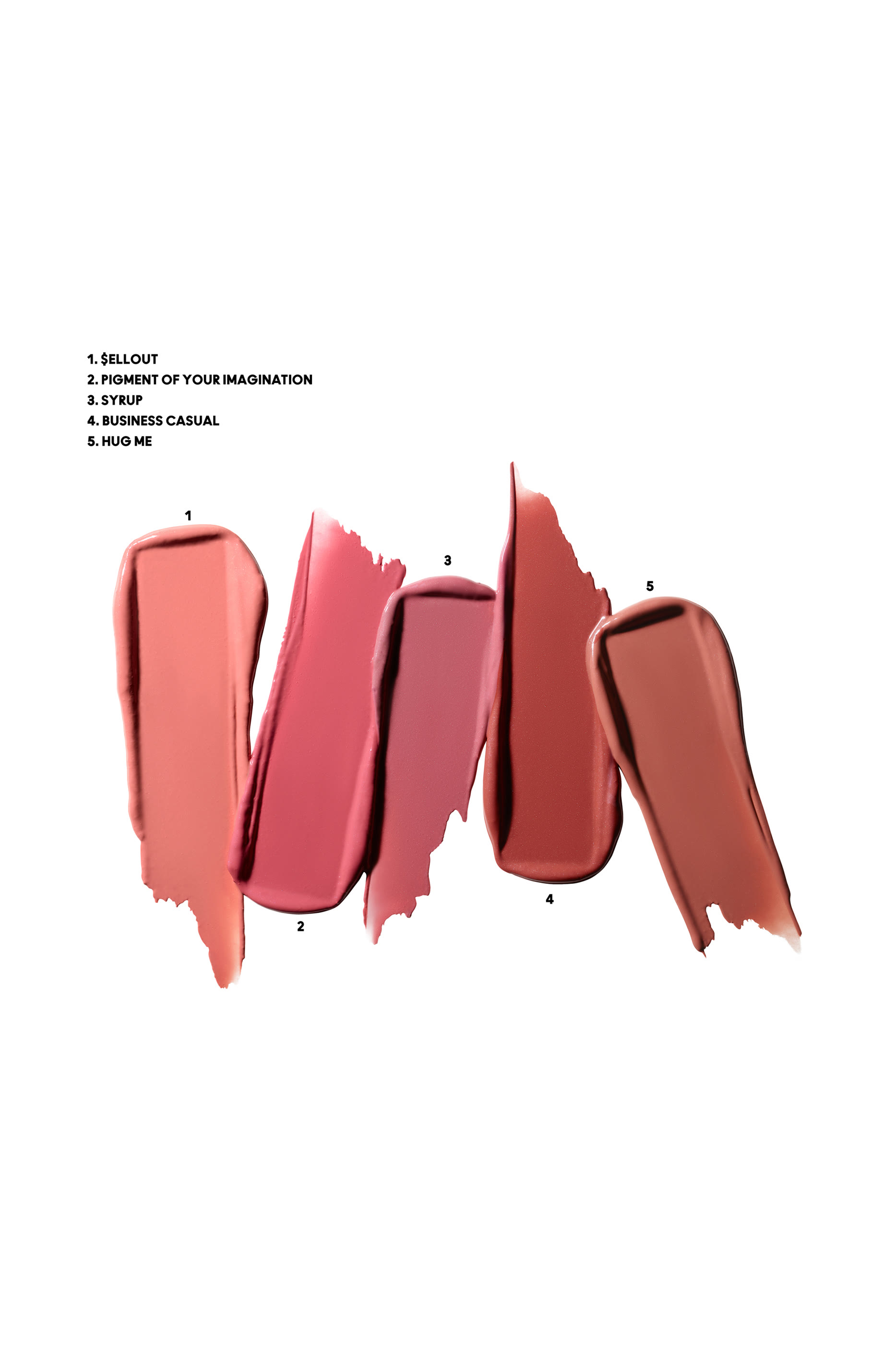 Frostbitten Kiss Lustreglass Lipstick Best-Sellers, Set of 5