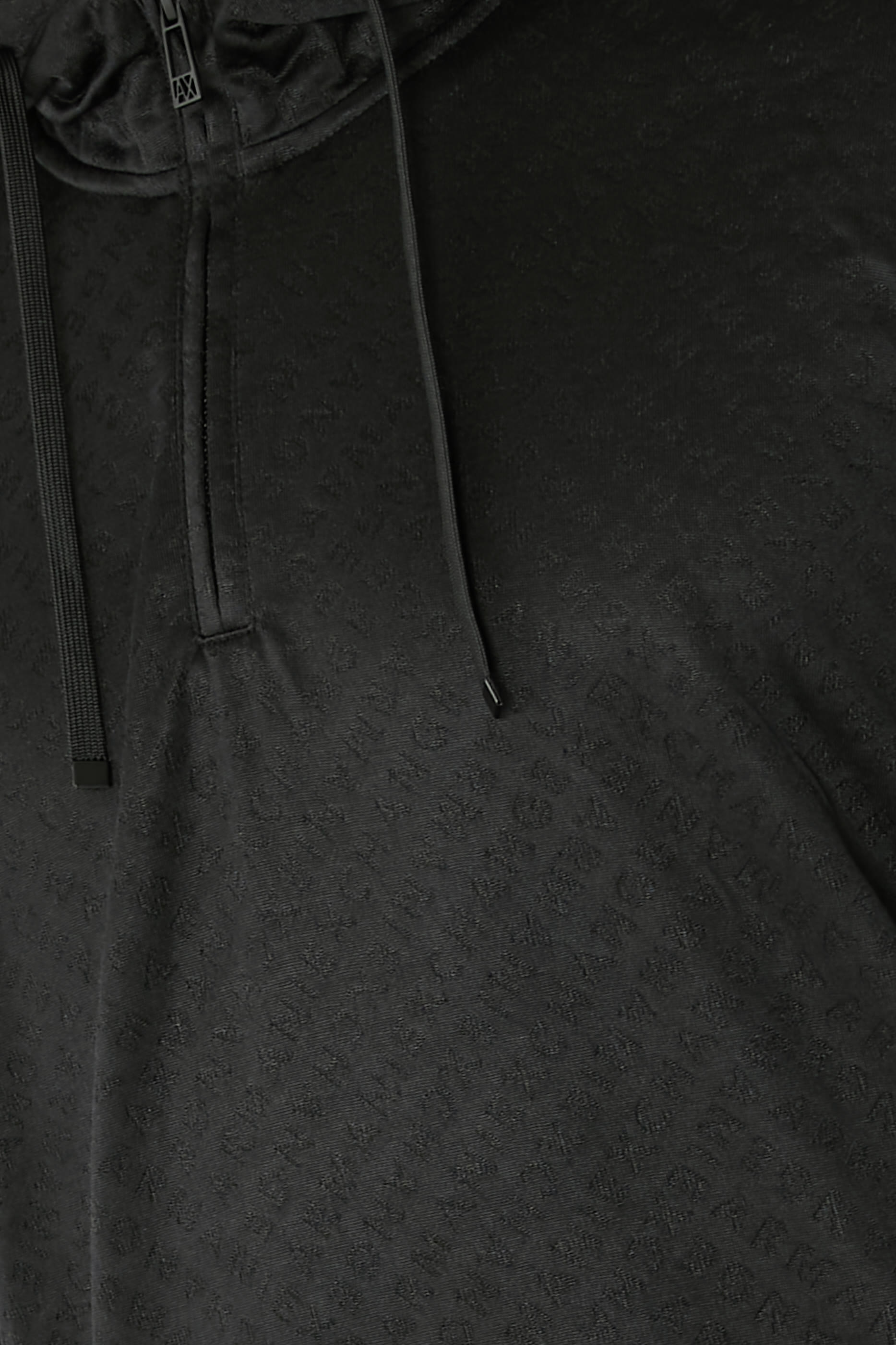 All-Over Jacquard Logo Hooded Sweatshirt