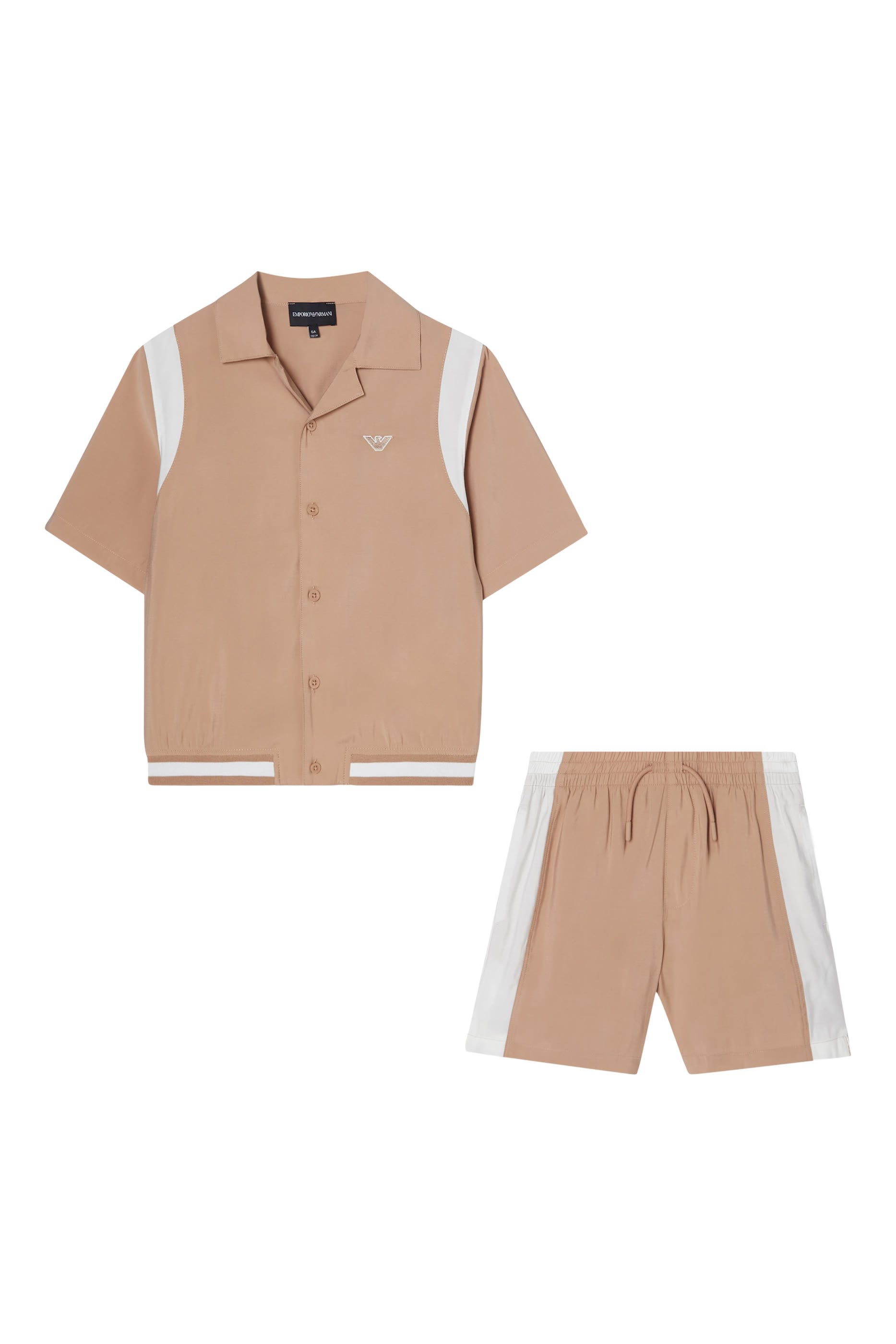 Kids Logo Shirt and Bermuda Shorts Set