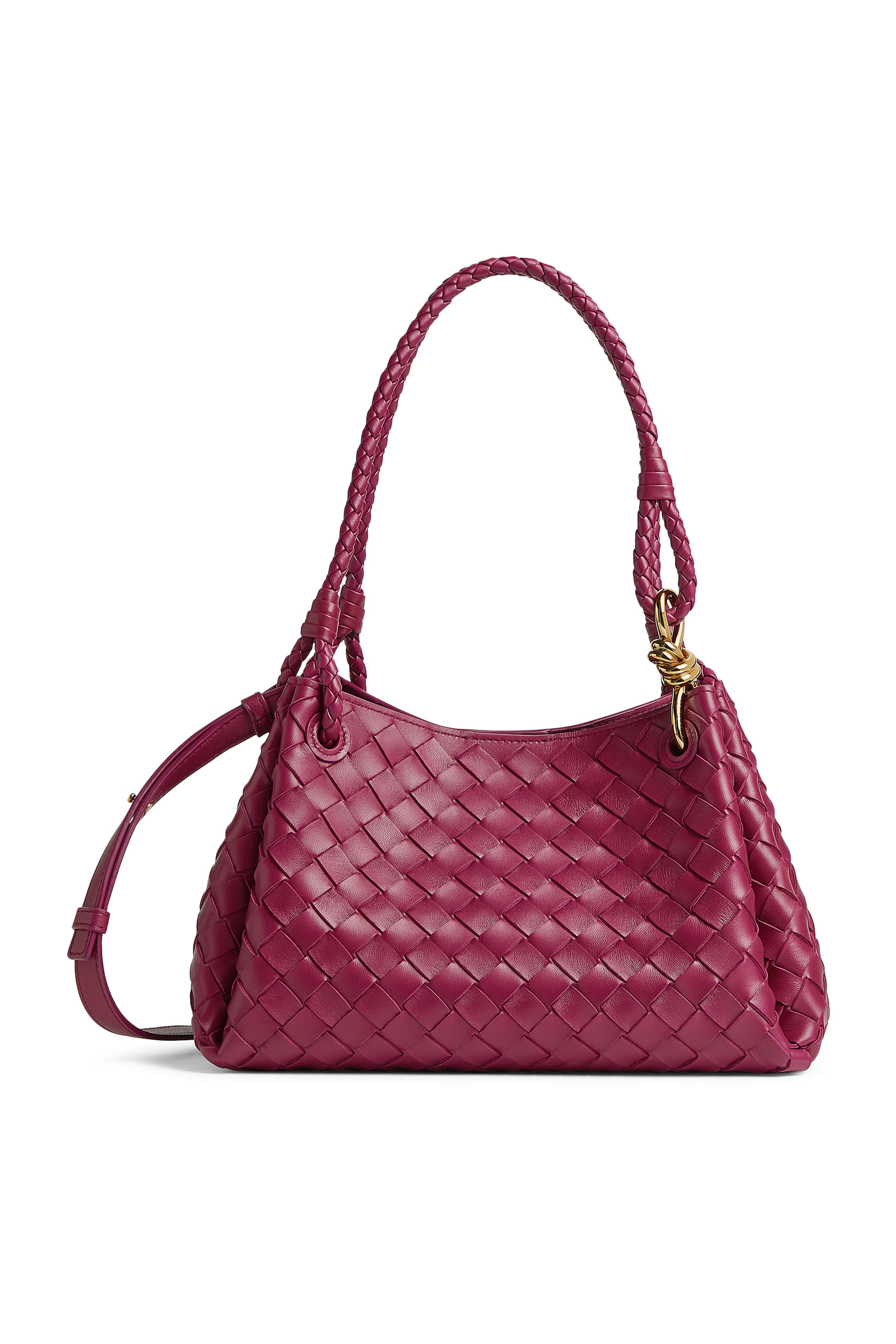 Intrecciato Large Parachute Shoulder Bag