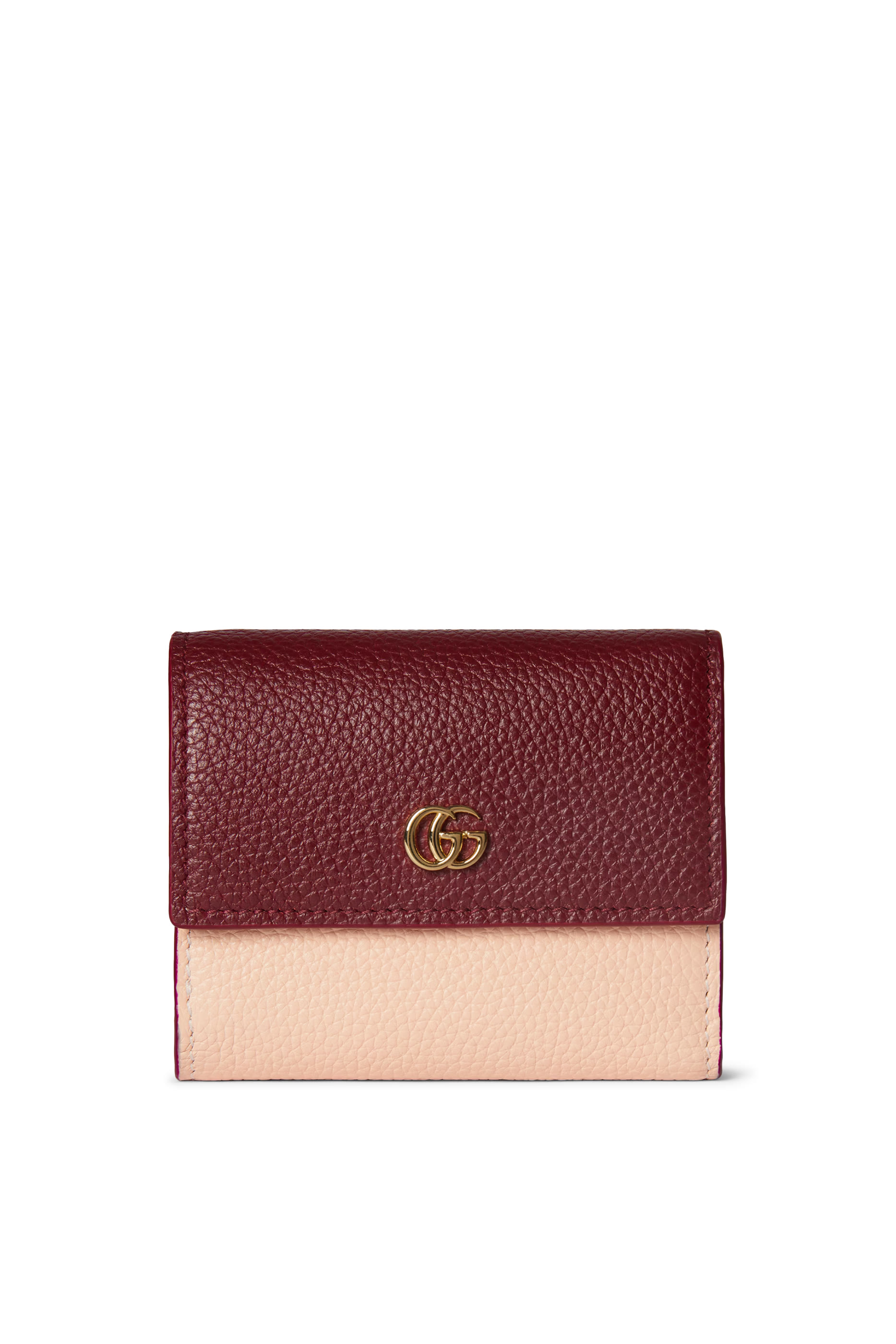 Bi-color GG Marmont Mini Wallet