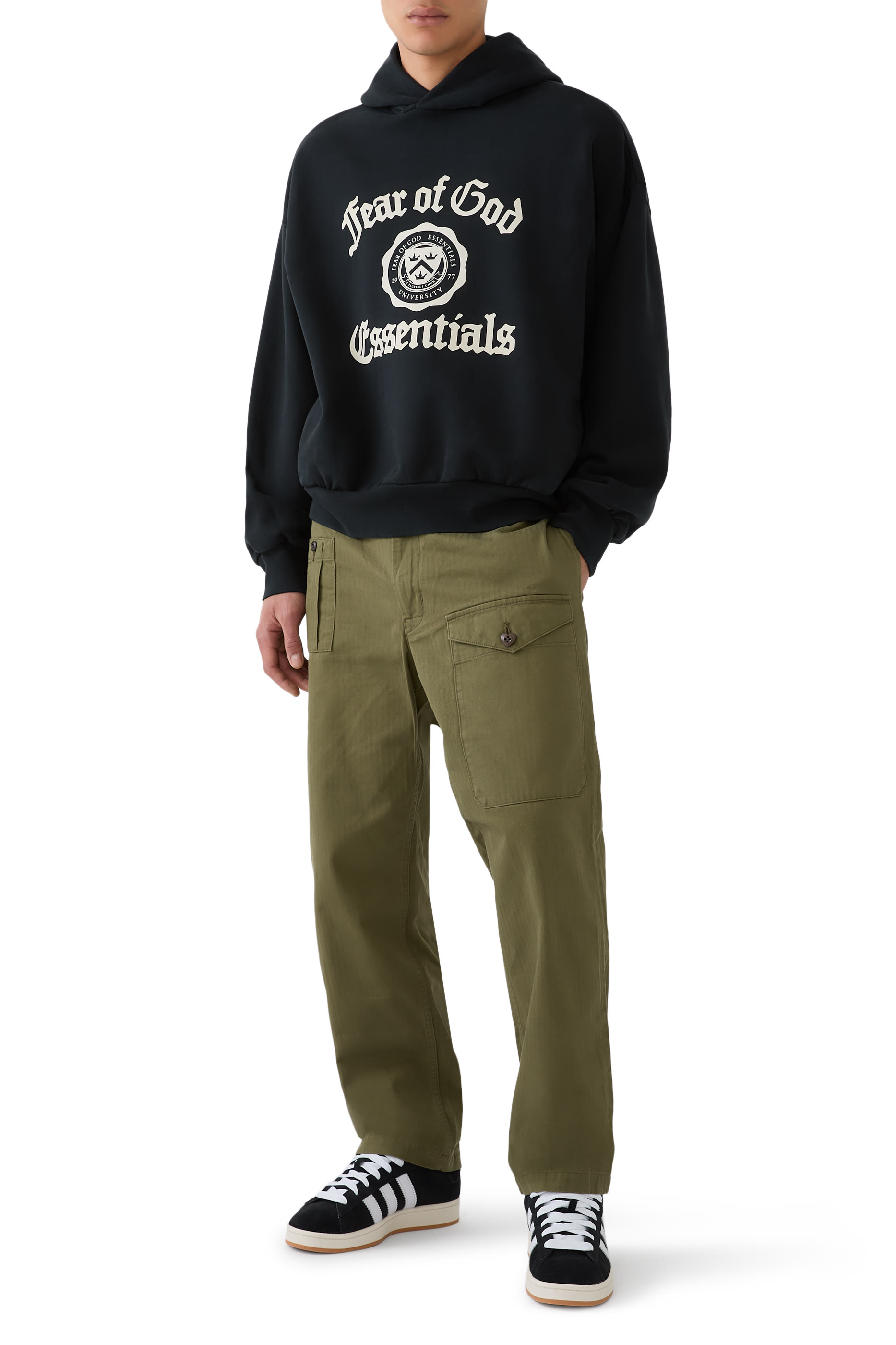 Heavy Fleece Vintage Shrunken Hoodie