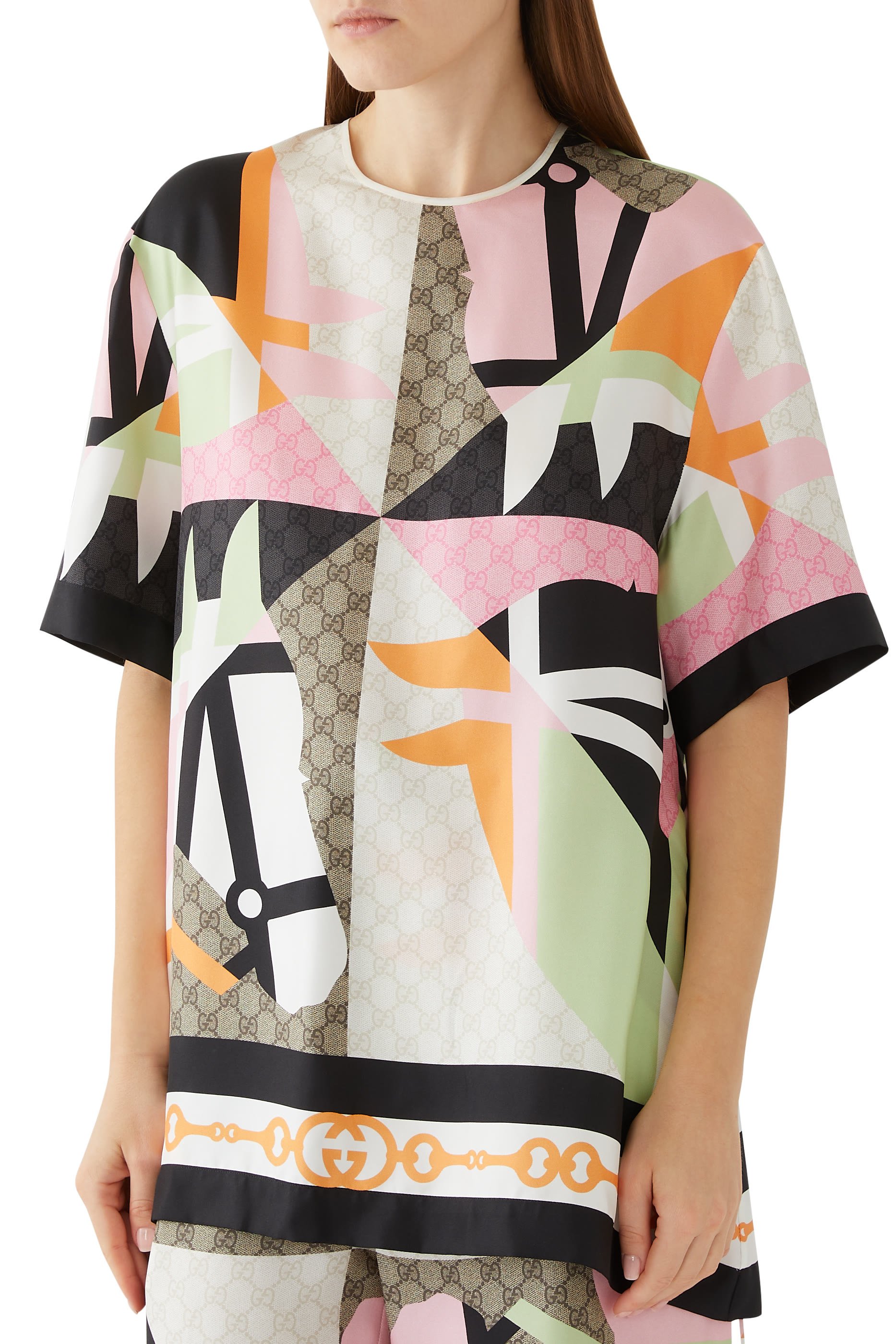 Horse Frame Twill Top