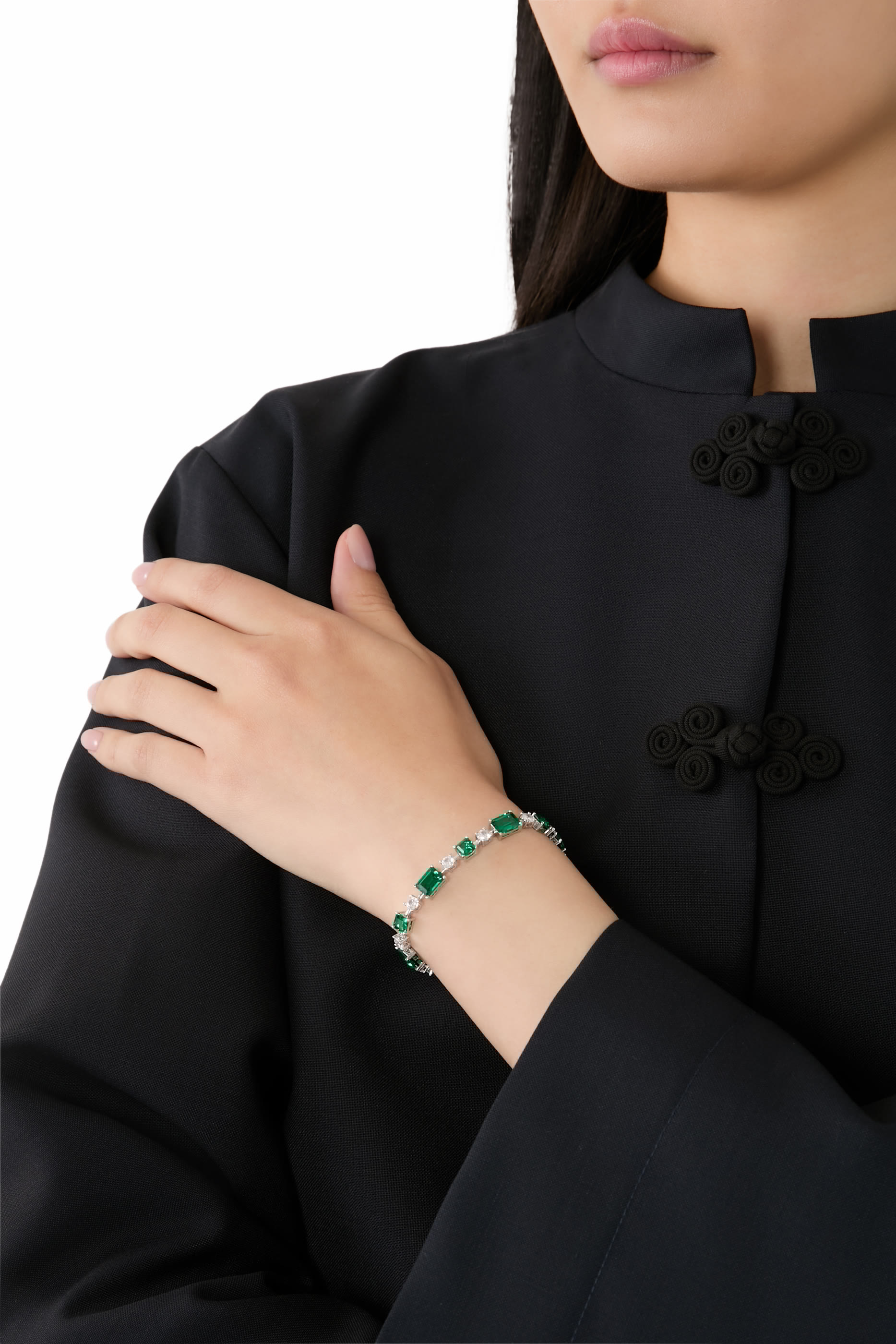 Emerald and Diamond Bracelet