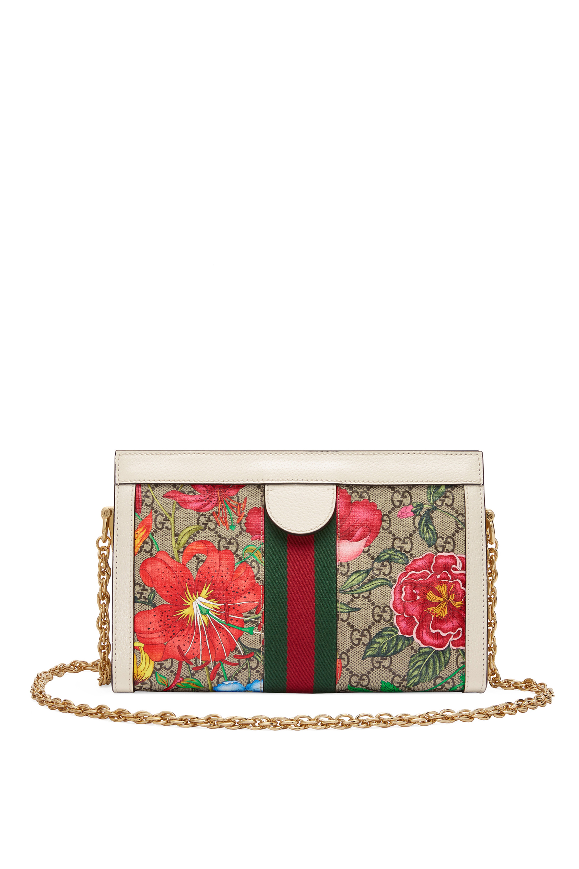 Ophidia GG Flora Small Shoulder Bag
