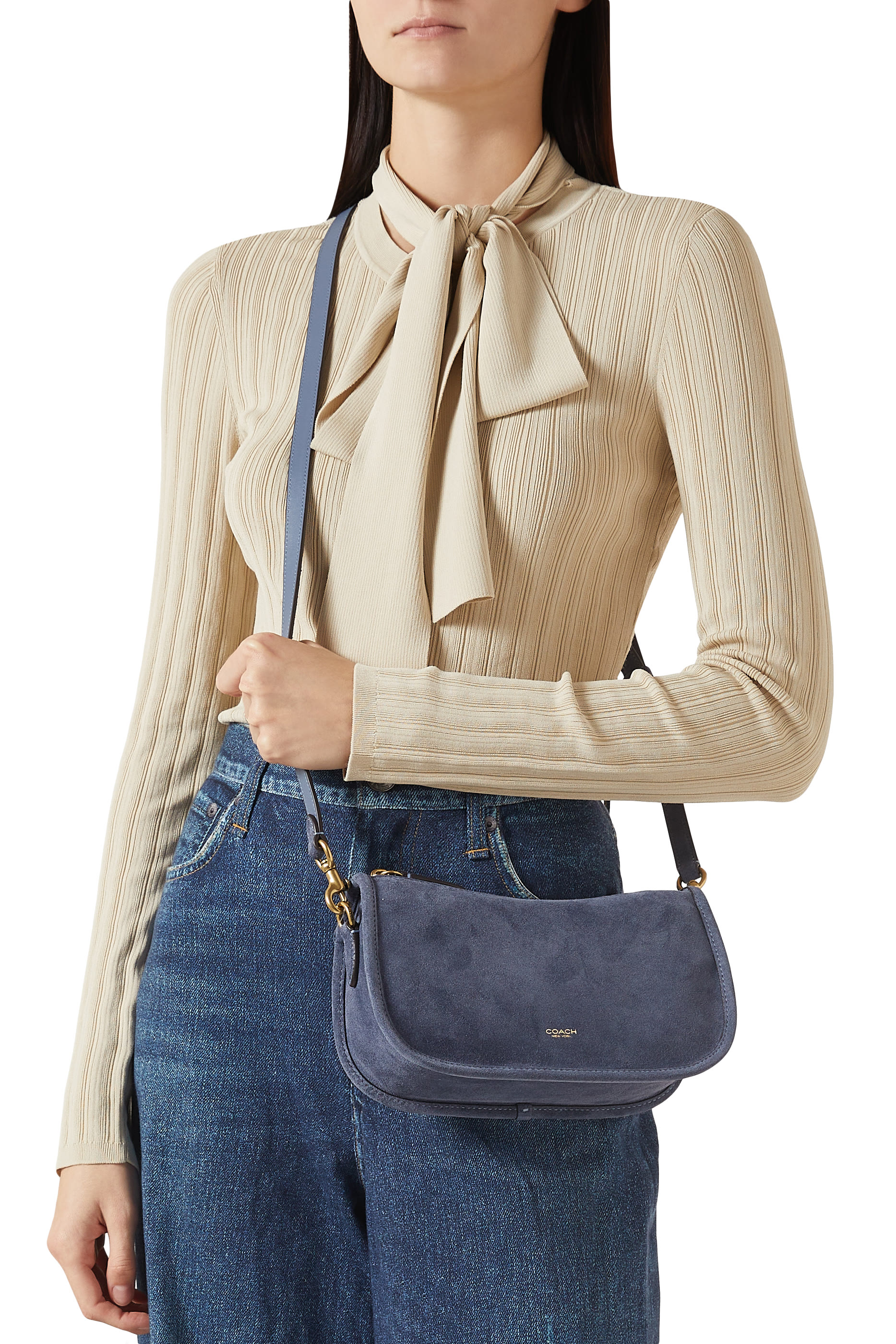 Suede Waverly Bag