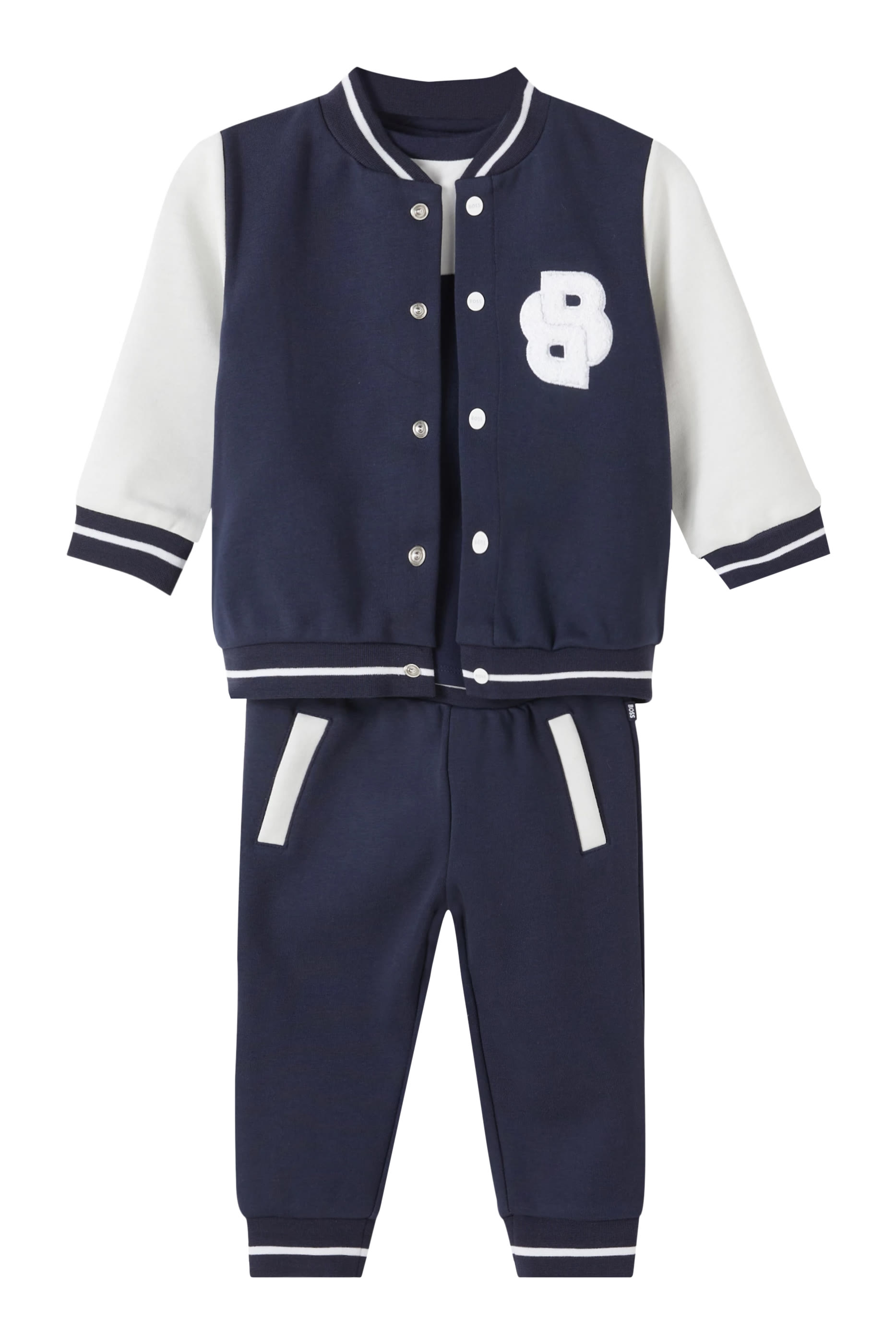 Kids Cotton Trousers, Cardigan & T-Shirt Set