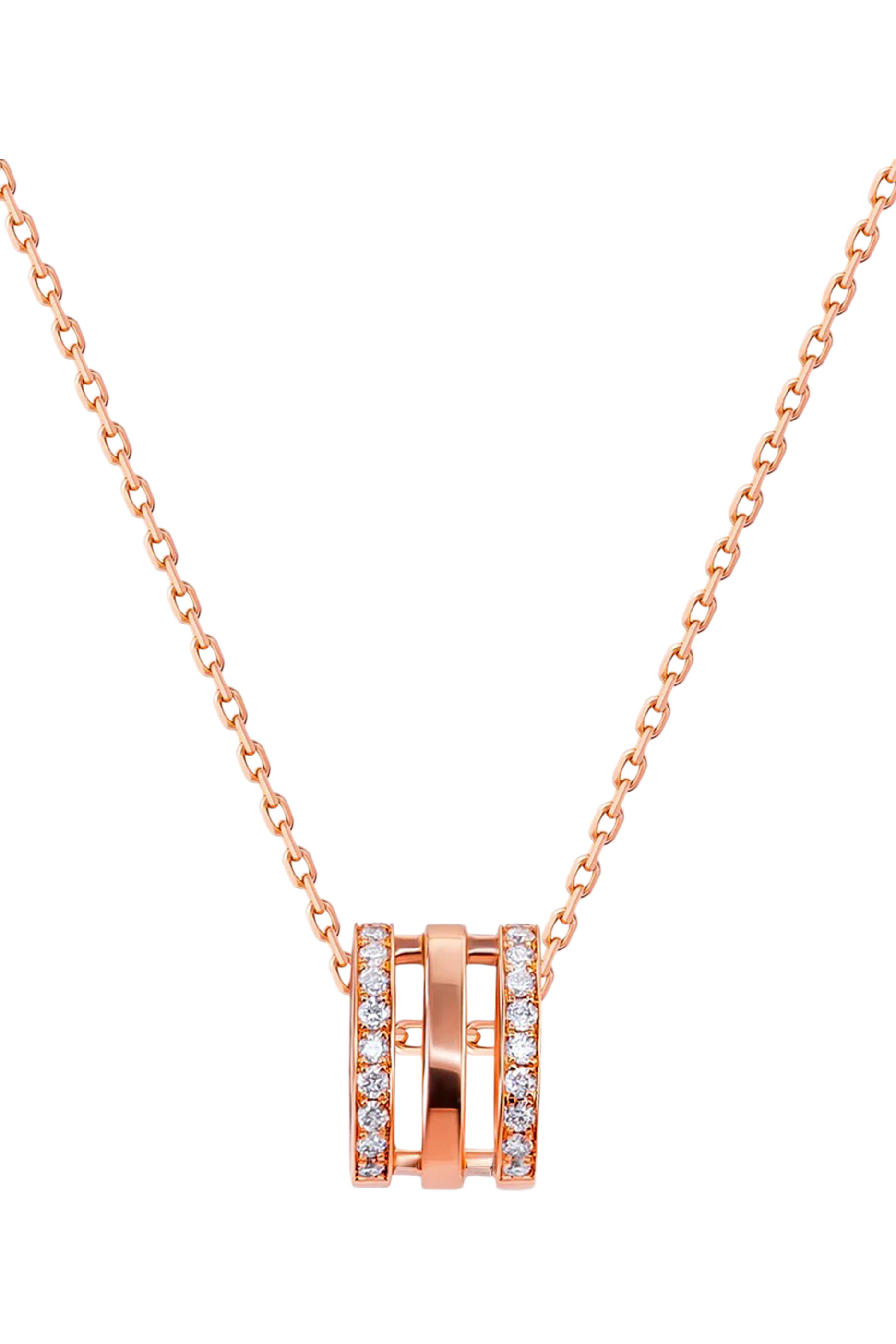 Wid Necklace, 18k Rose Gold & Diamonds