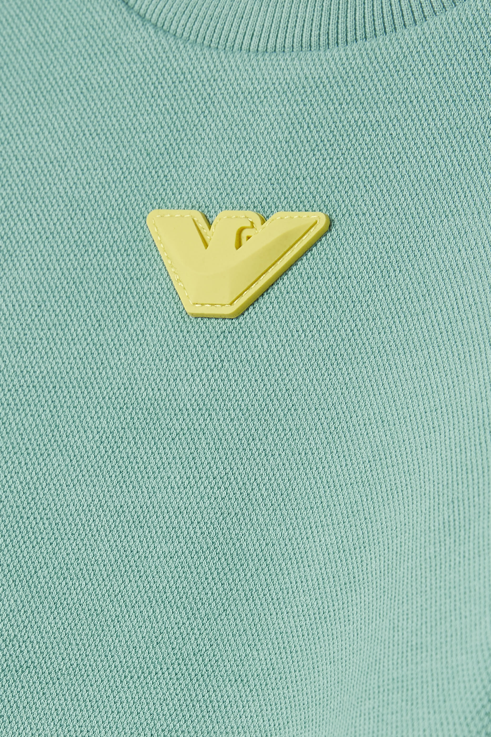 Kids Logo and Piping Piqu&eacute; Sweatshirt