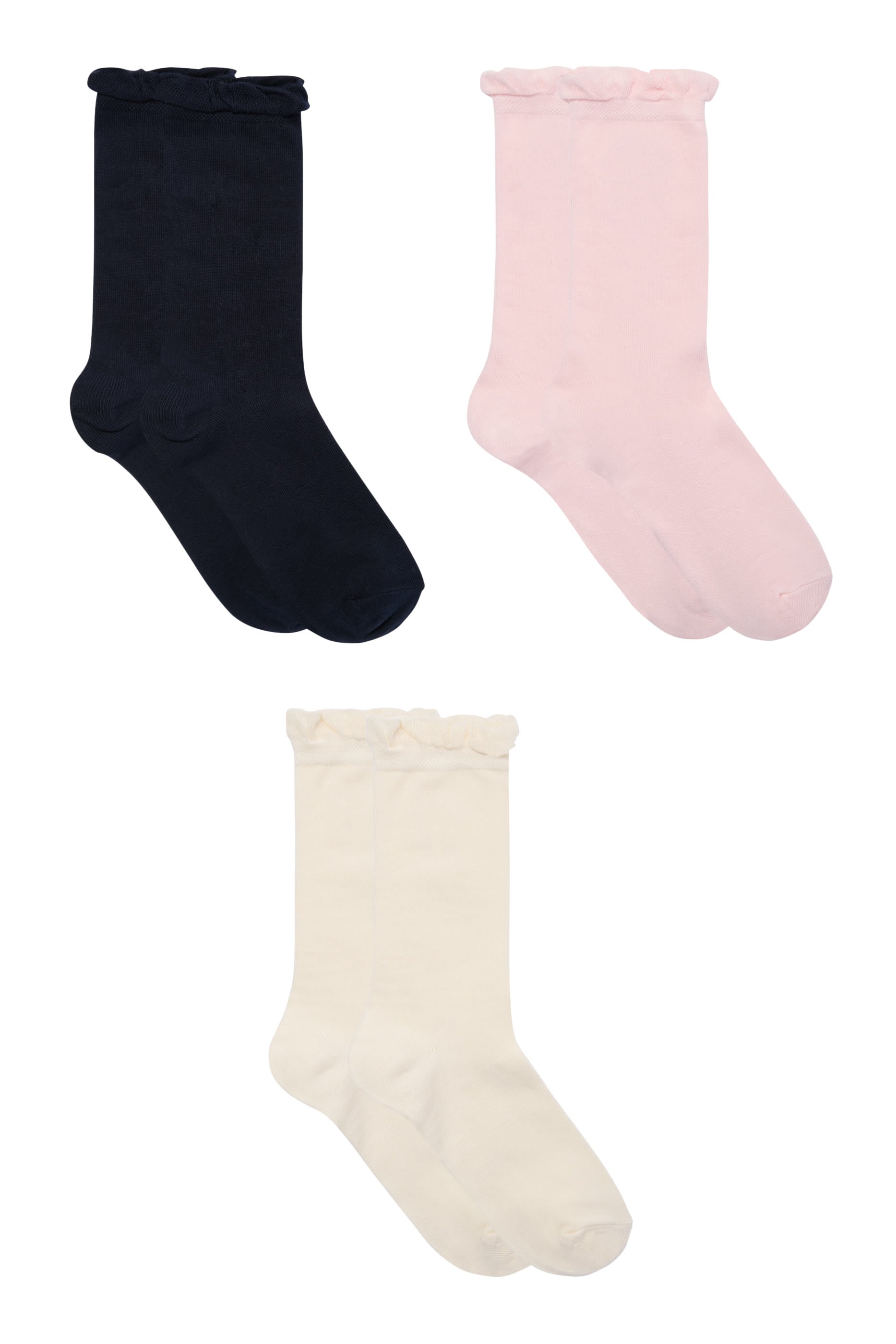 Kids 3-Pack Logo Crew Socks