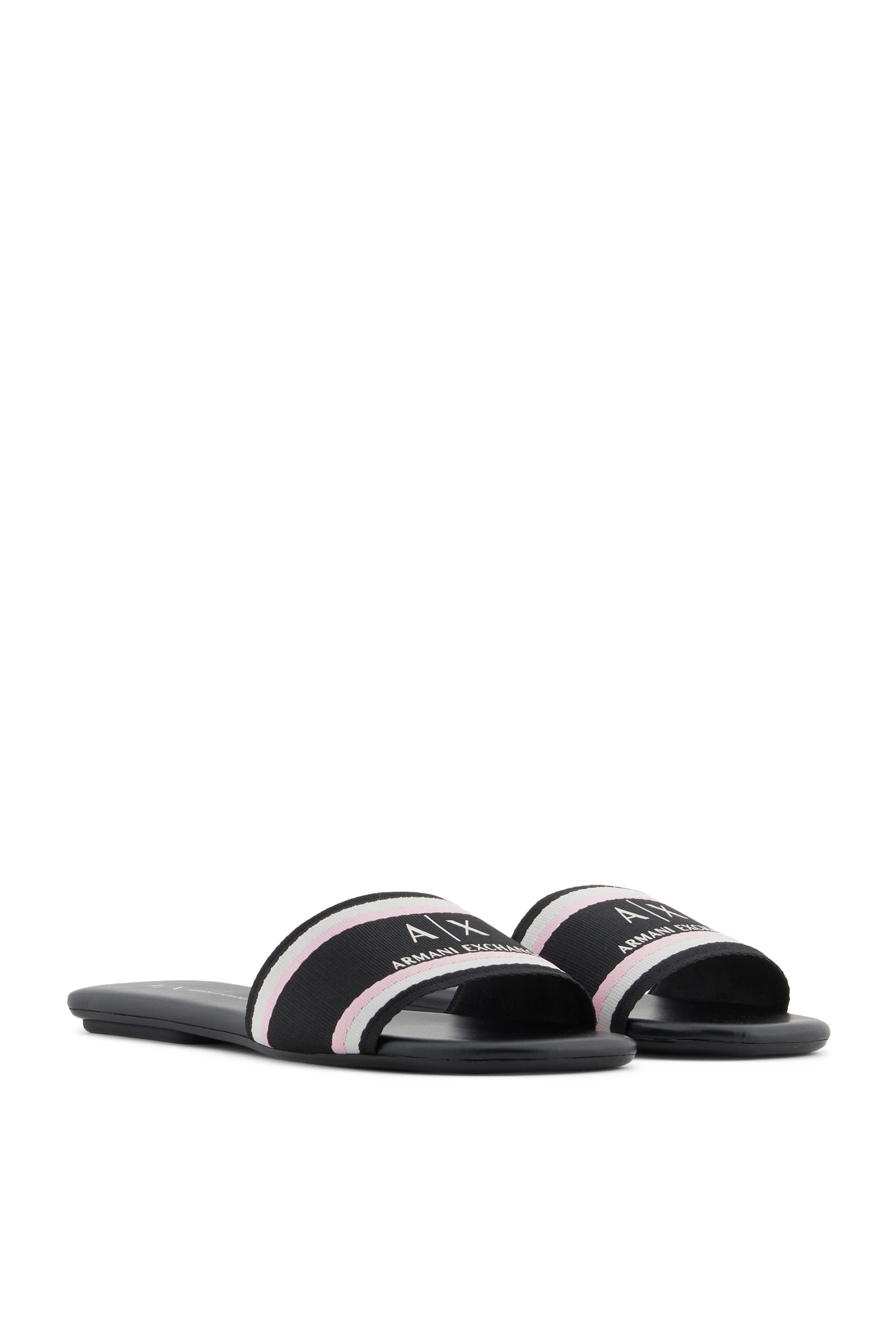 AX Lettering Slide Sandals