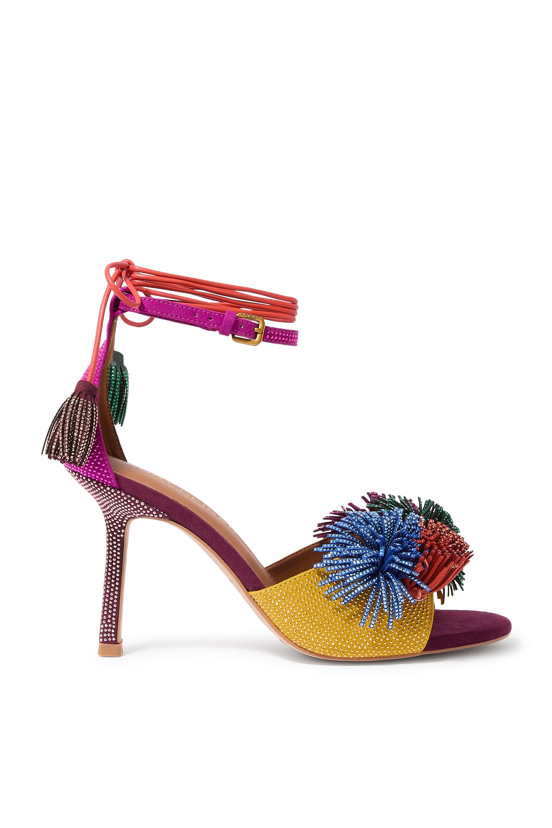 Pom Pom 70 Ankle Tie Sandals