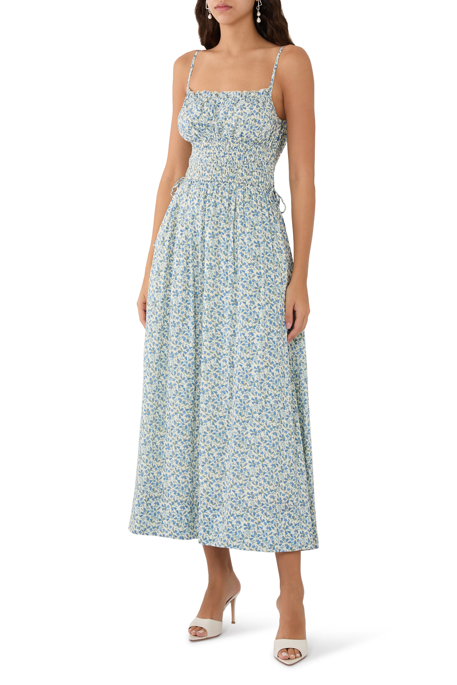 Square Neck Midi Sundress