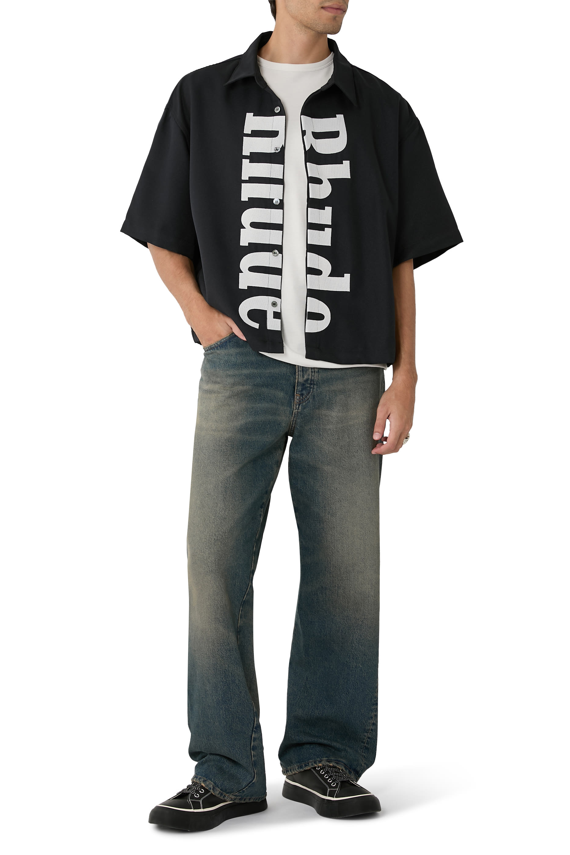 Logo Button Up Shirt