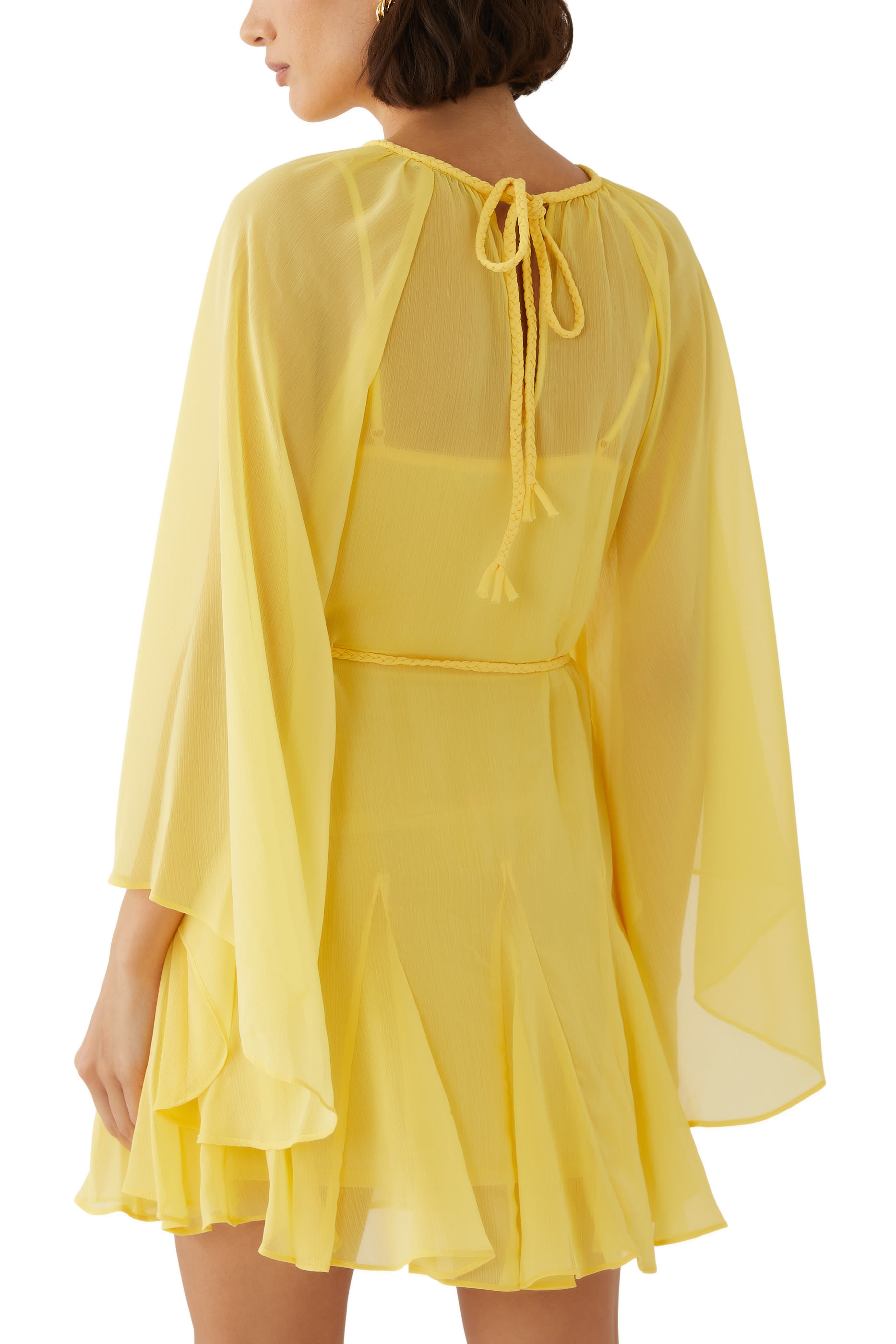 Gitana Mini Dress with Tie Belt