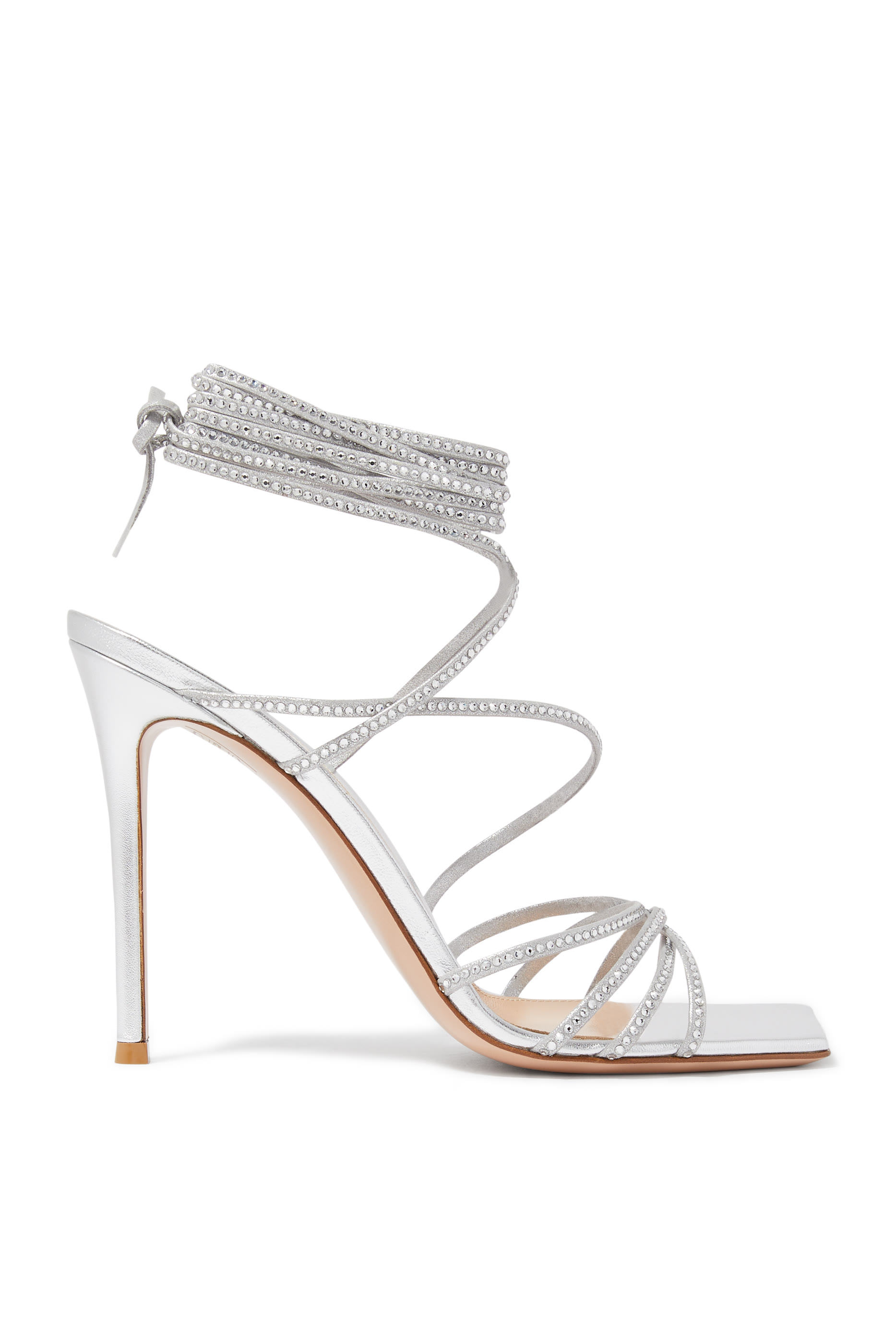 Strass Strap 105 Leather Sandals