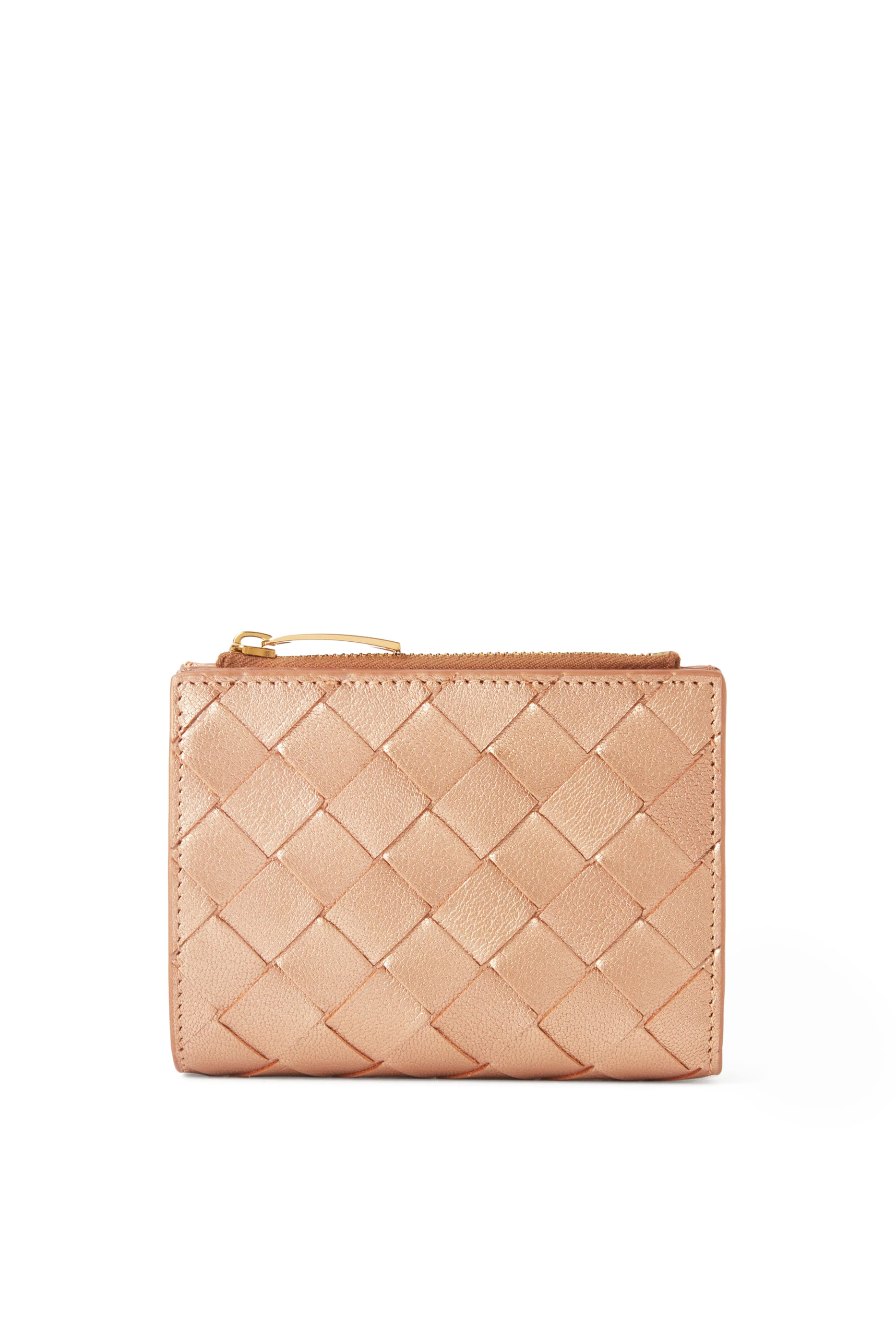 Intrecciato Small Bi-Fold Wallet 