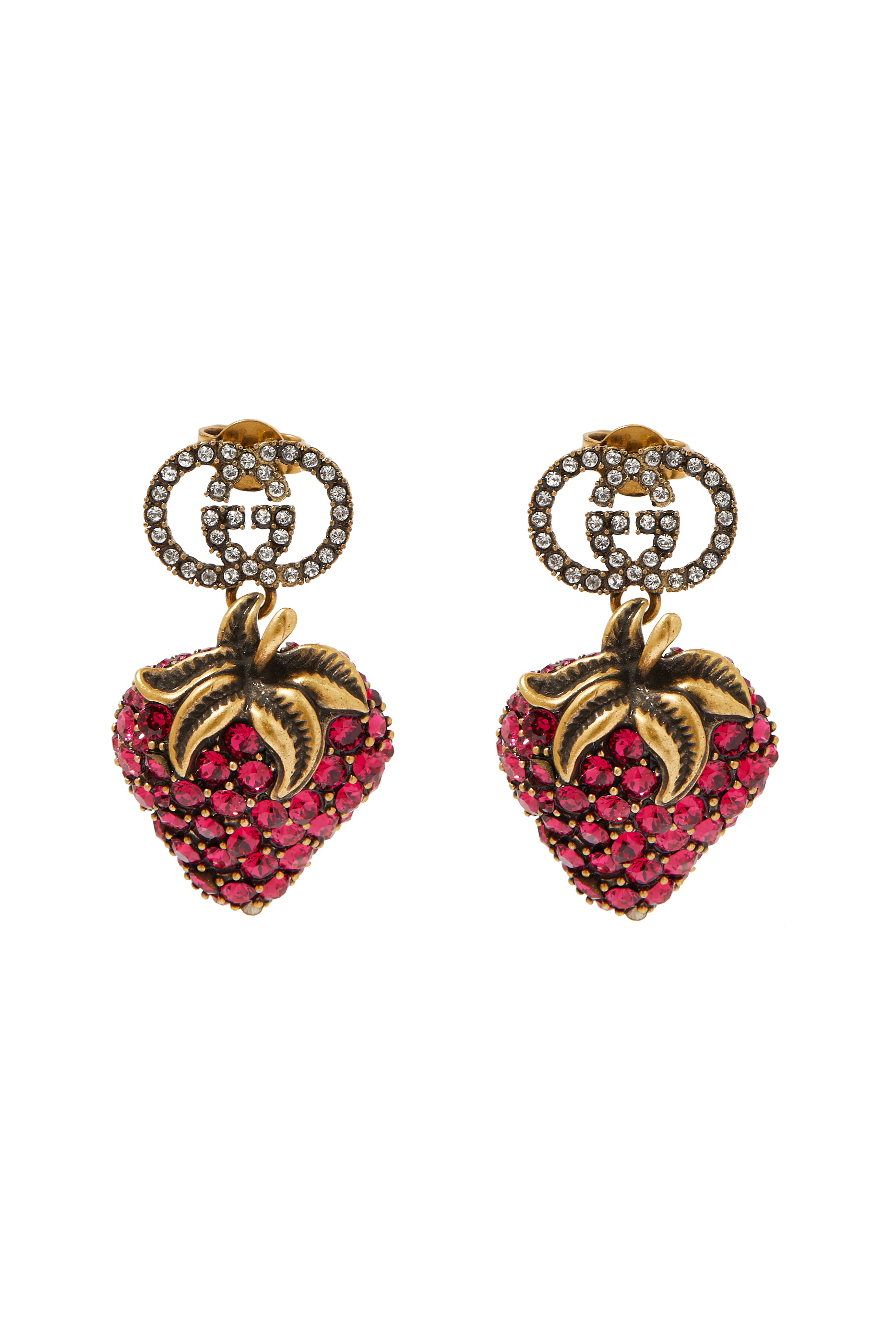 Buy Gucci Strawberry Pendant Earrings for Womens | Bloomingdale's UAE