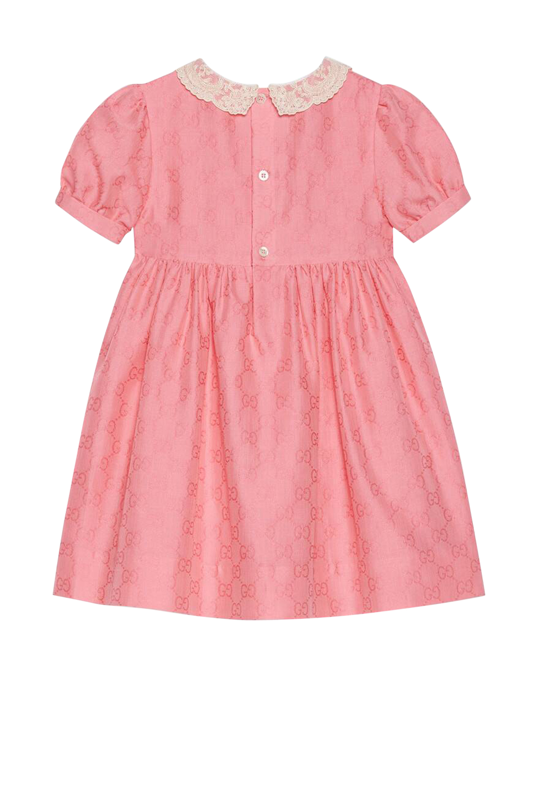 GG Cotton Jacquard Smock Dress