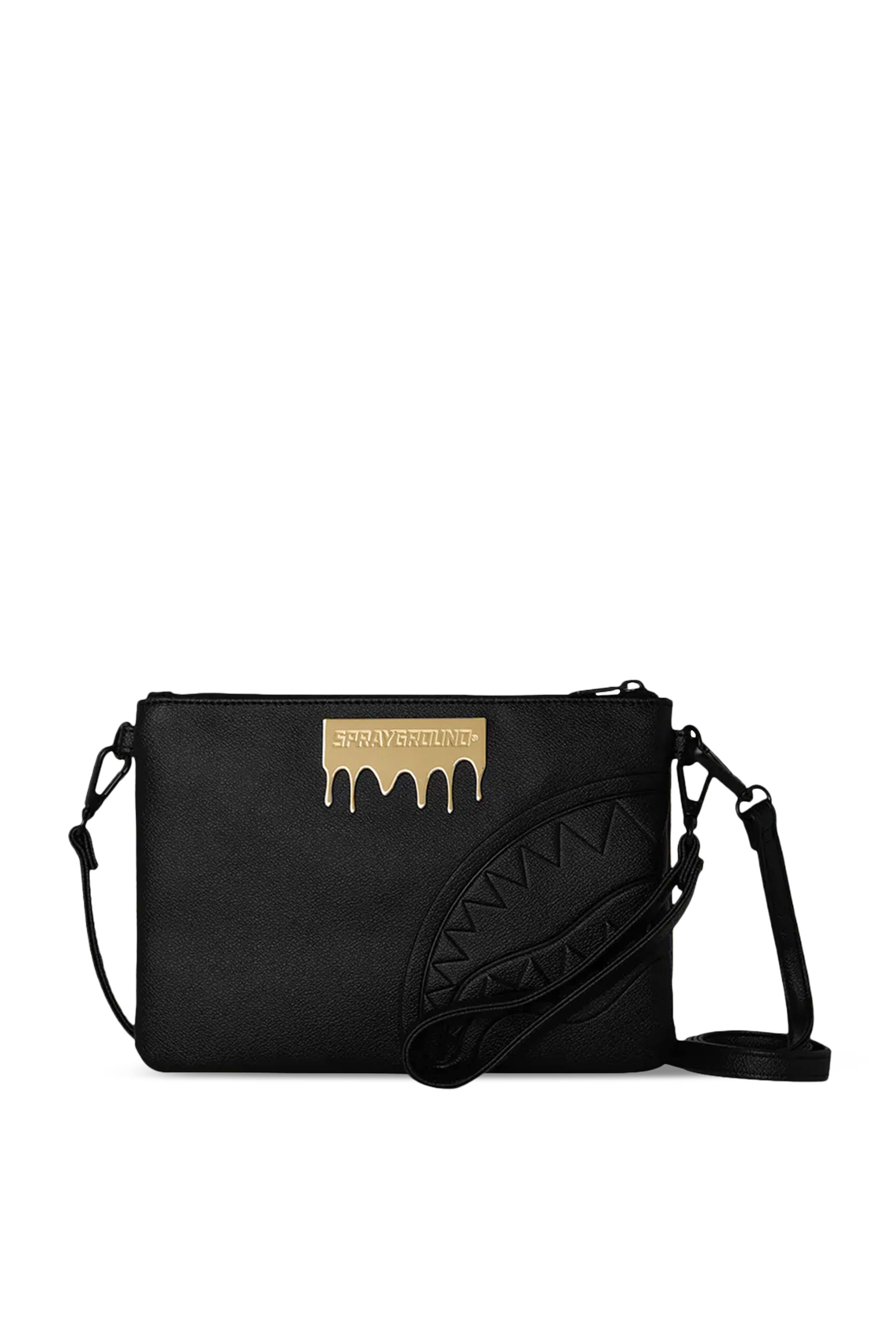 Kids Gold Brick Drip Crossover Clutch