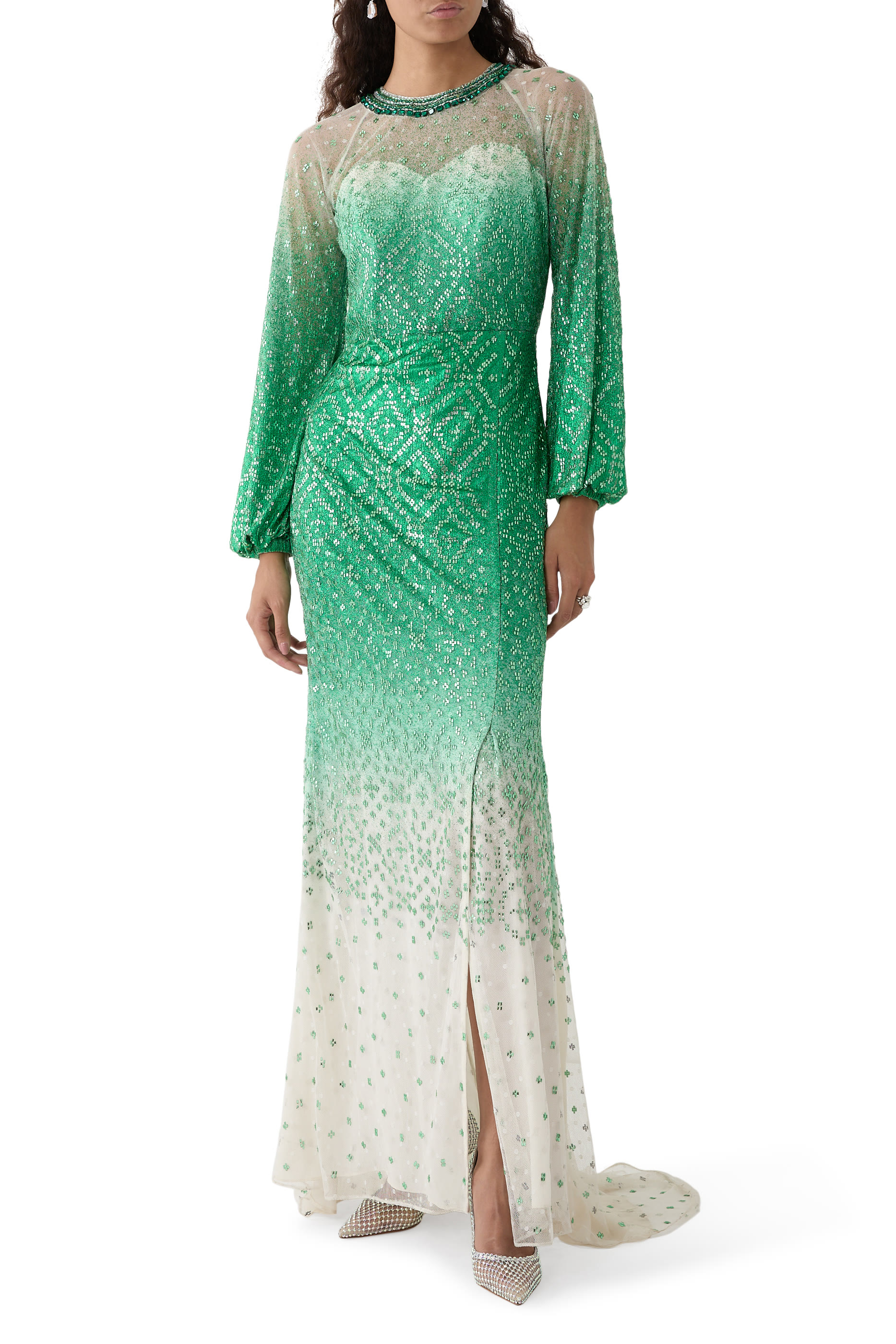 Crystal Gradient Dress