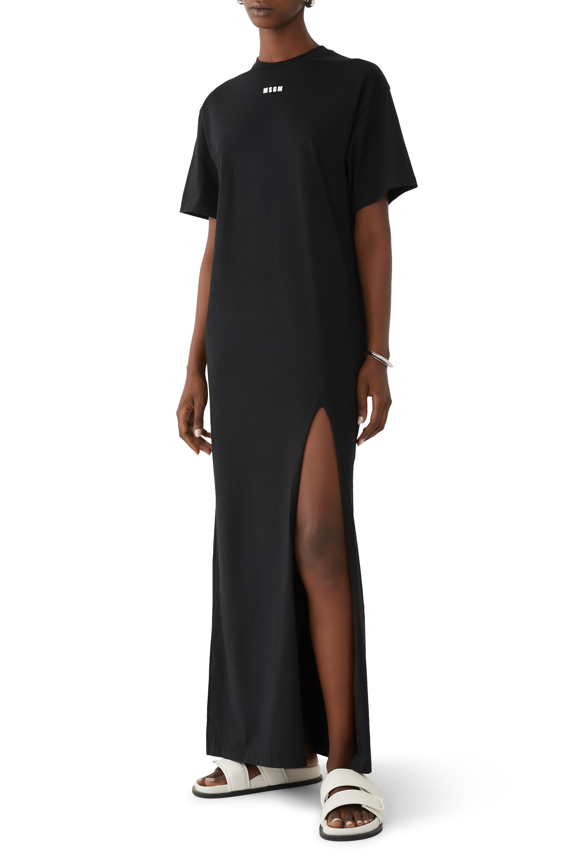 Micro Logo Jersey T-Shirt Dress