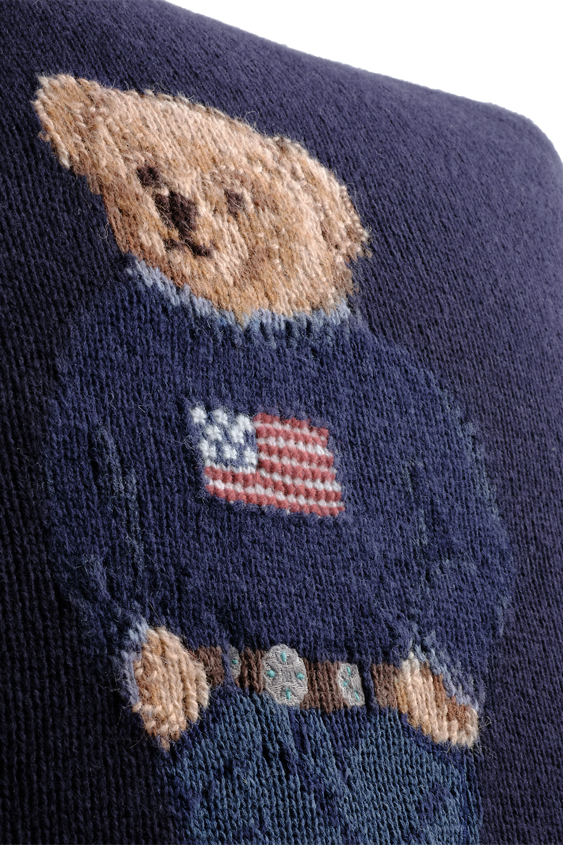 Polo Bear Wool Cushion