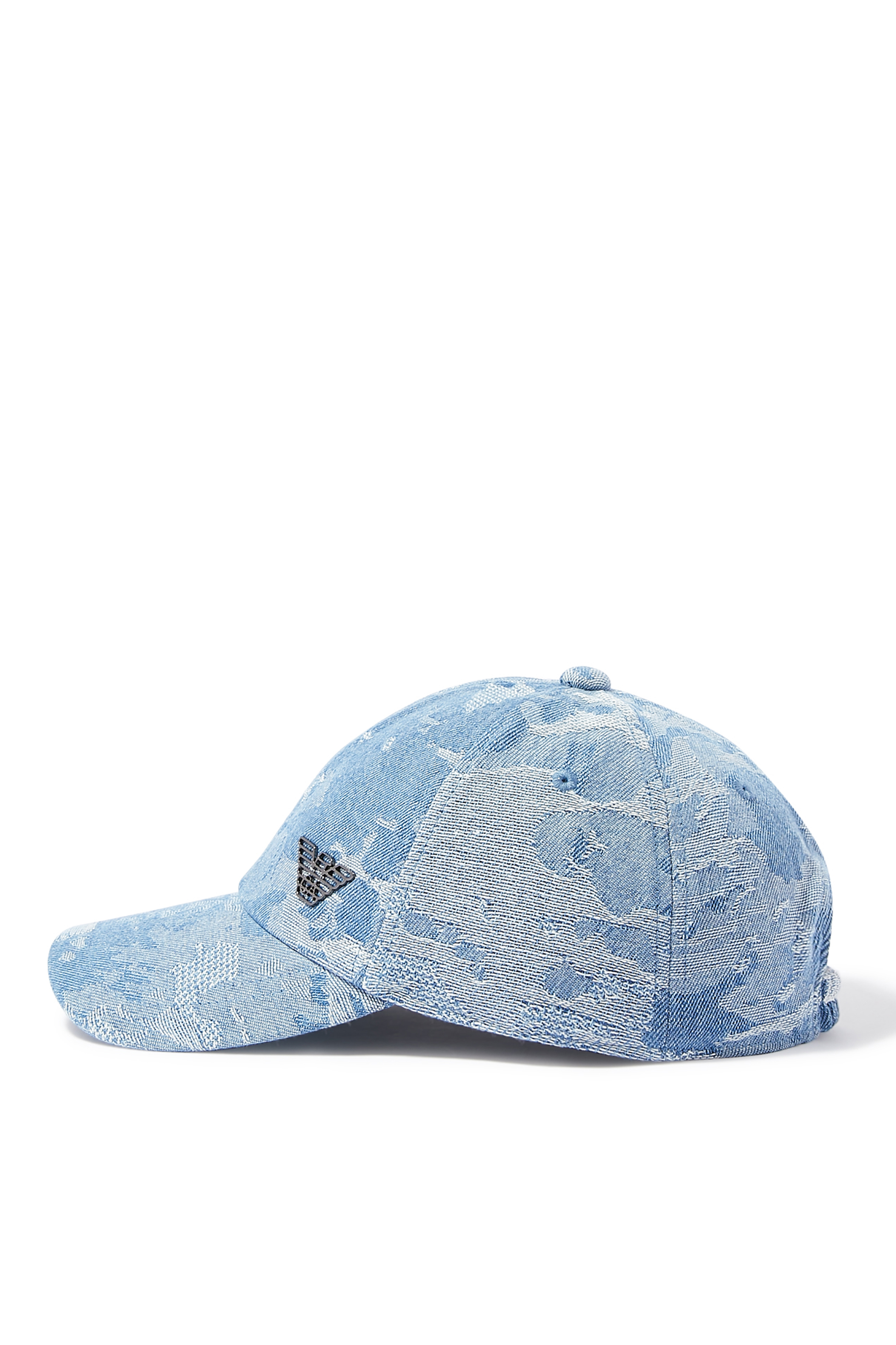 Embroidered Denim Baseball Cap