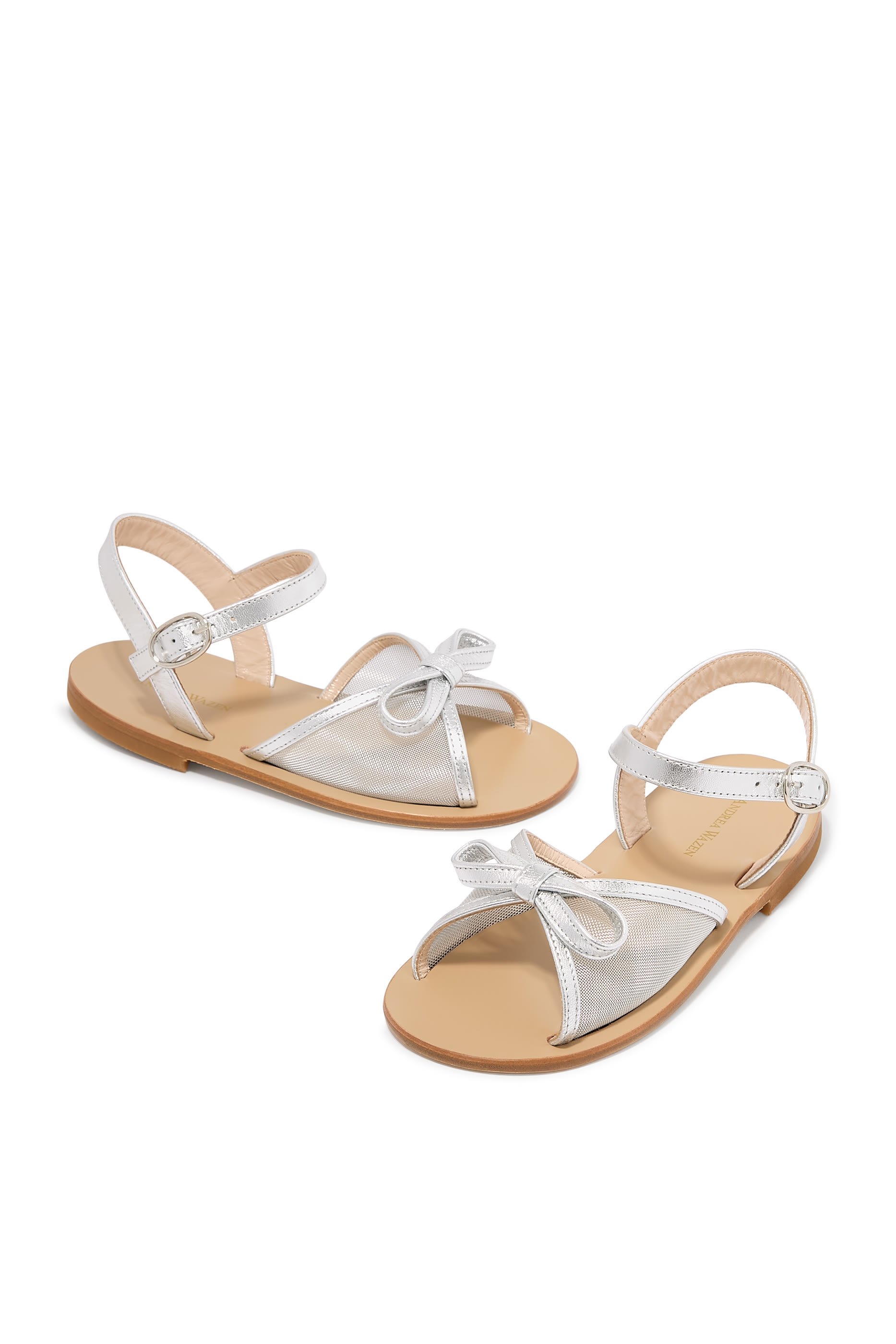 Kids Kay Mini Mesh Metallic Sandals