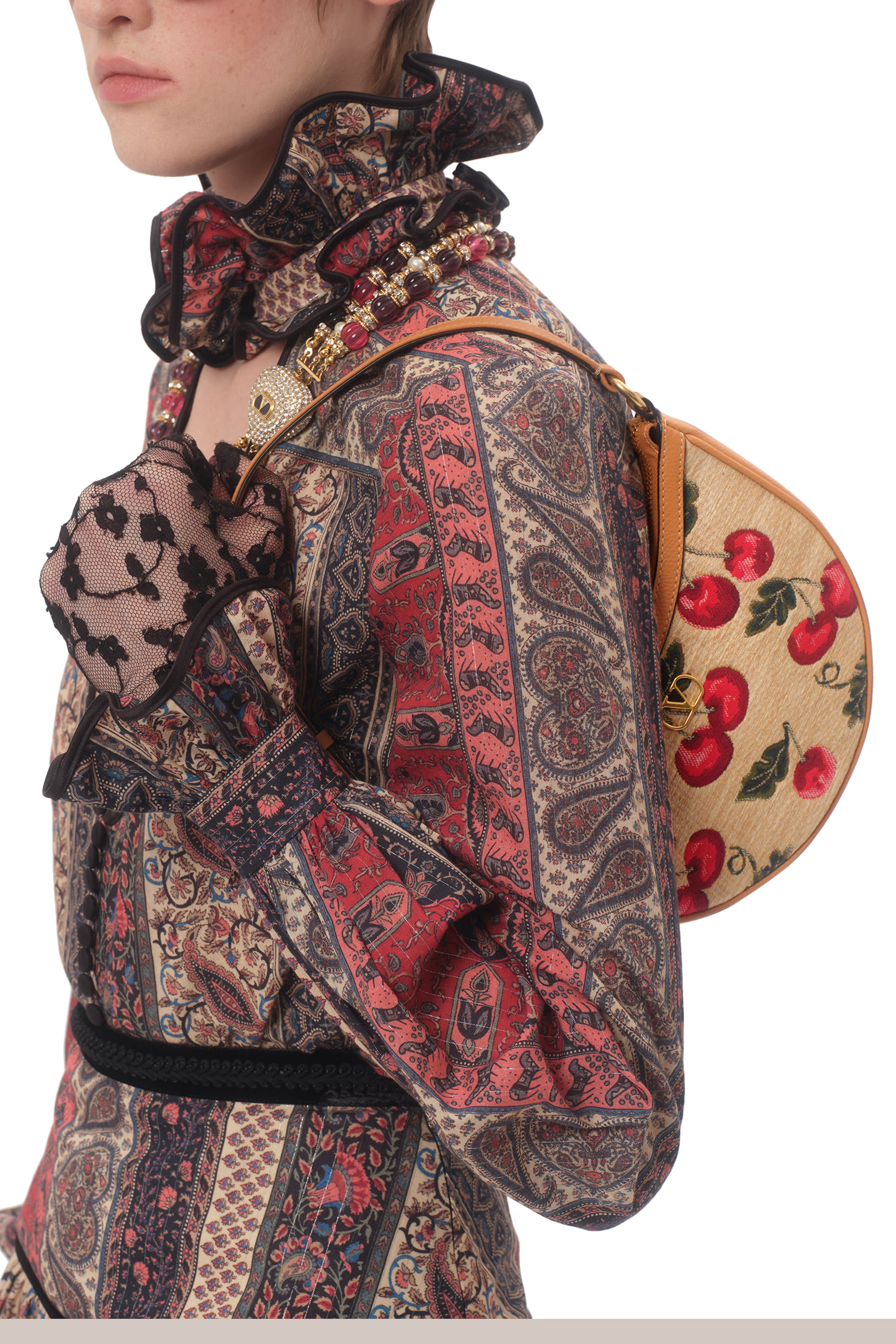 VLogo Signature Mini Hobo Bag