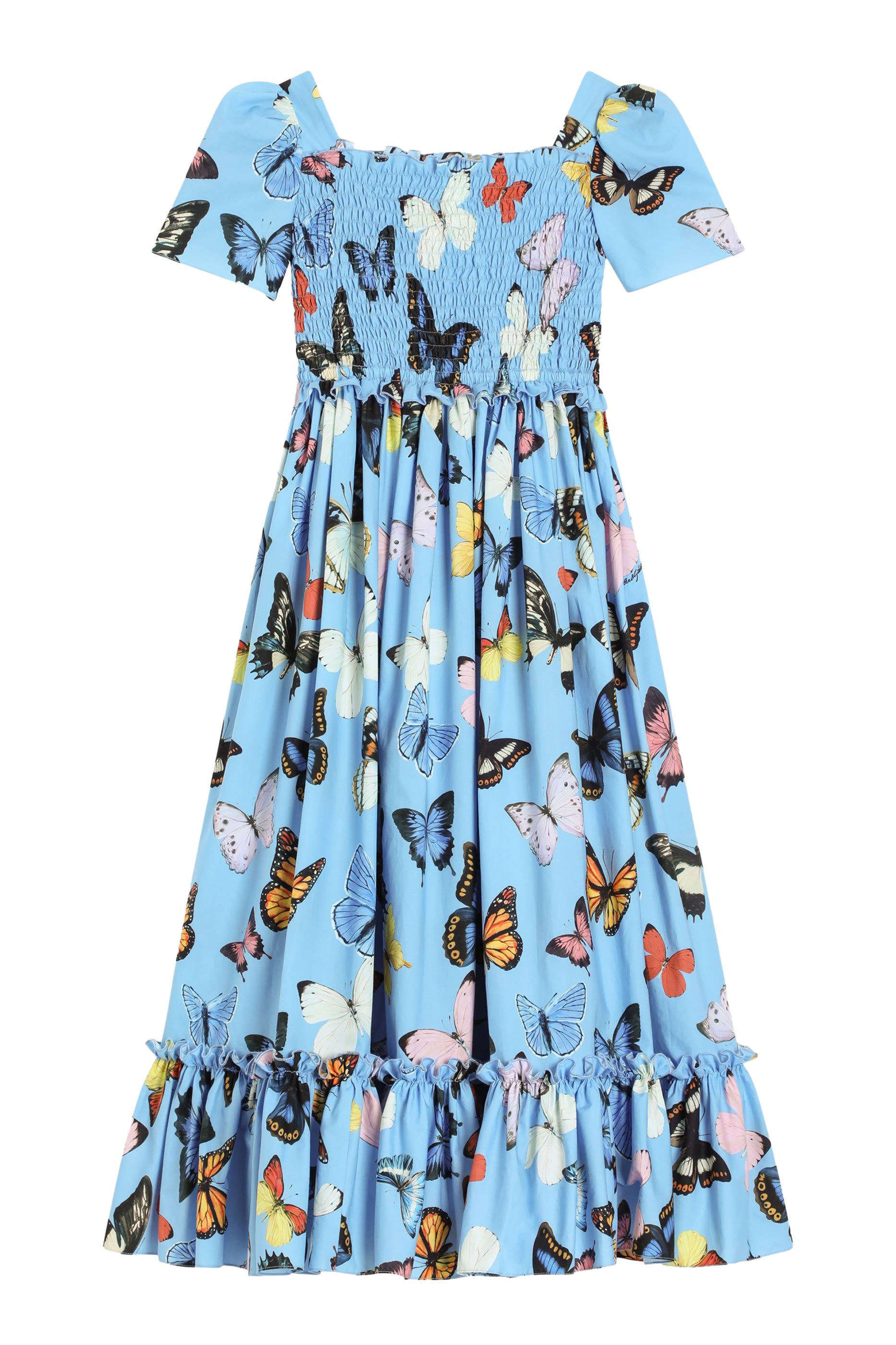 Kids All-Over Butterfly Print Dress