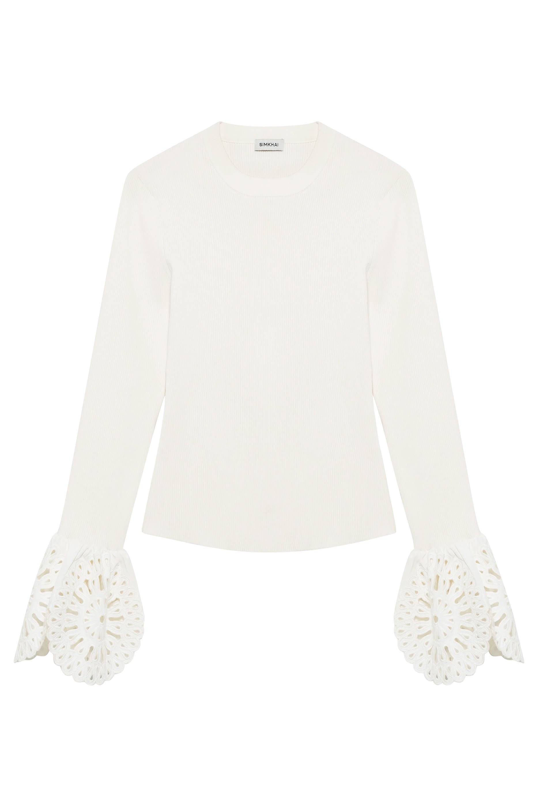 Elyse Embroidered Knit Top 