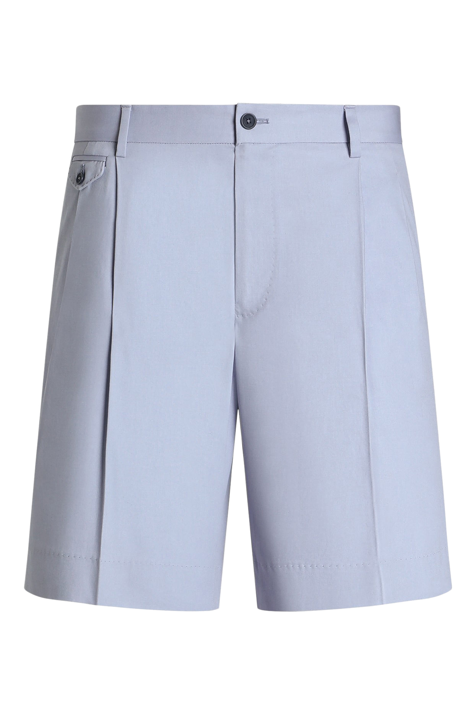 Gabardine Cotton Bermuda Shorts