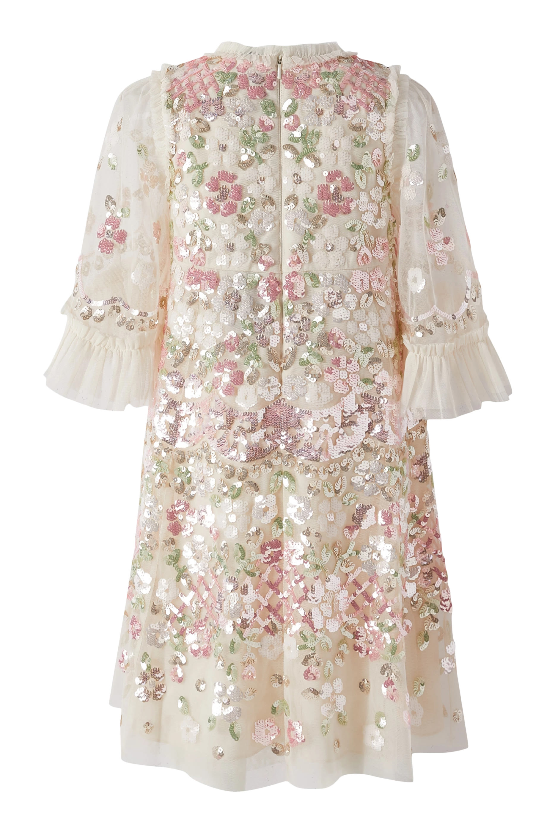 Kids Garden Delight Embroidered A-Line Dress