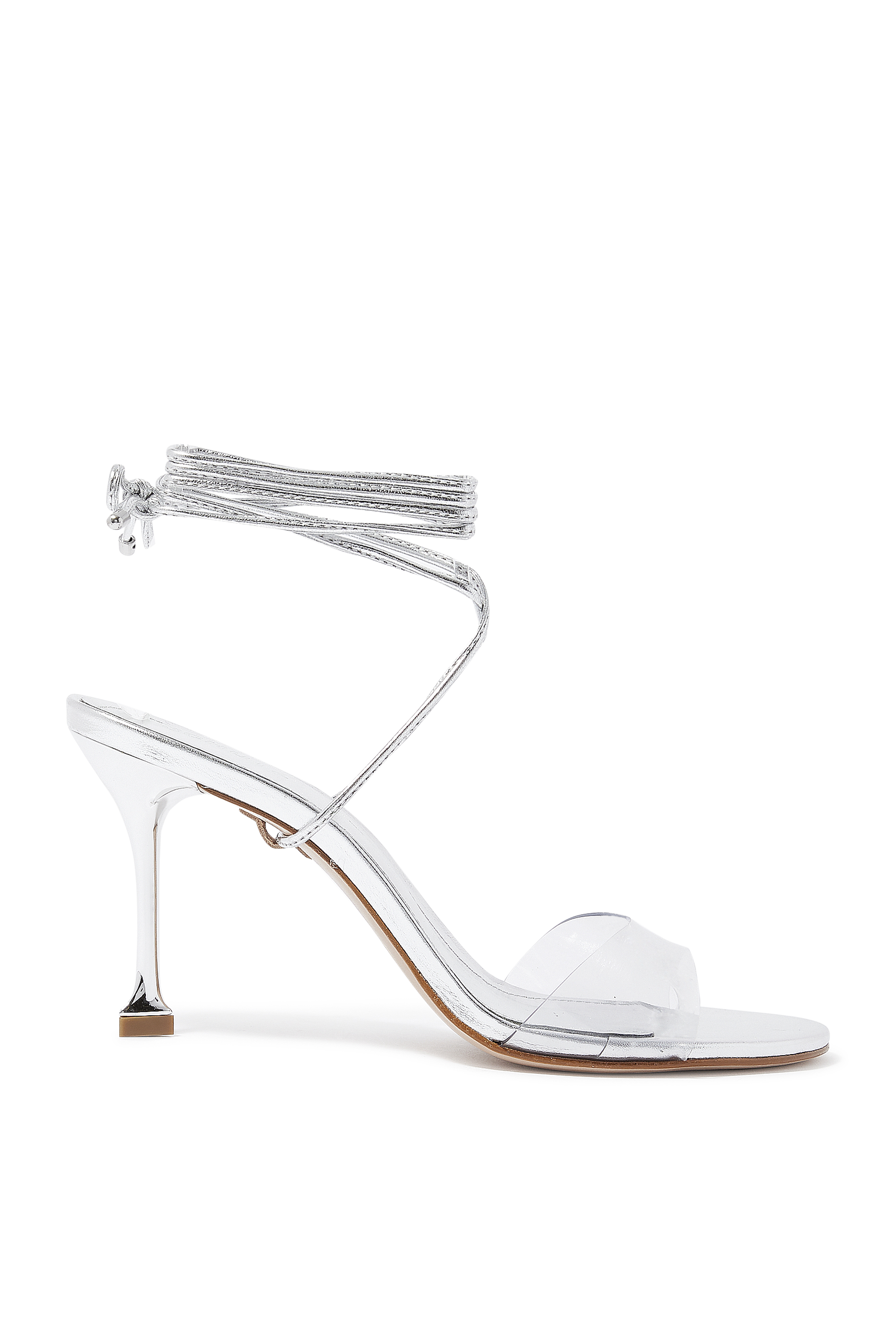 Buy Schutz Metallic 90 Strappy Sandals for Womens | Bloomingdale's UAE